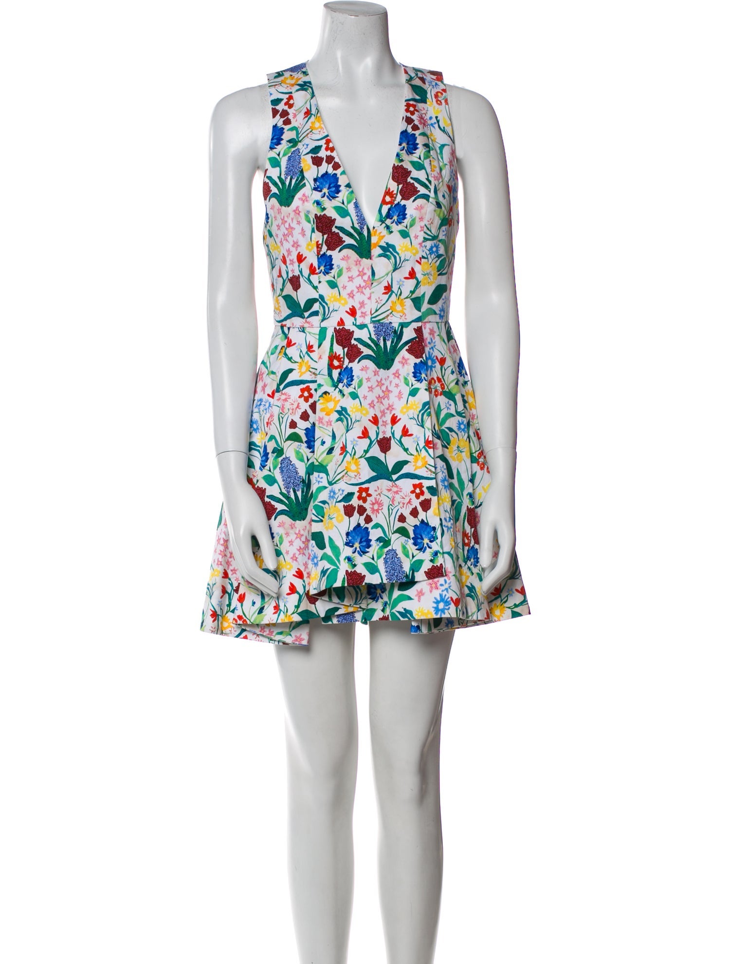 Alice + Olivia Floral Print Mini Dress