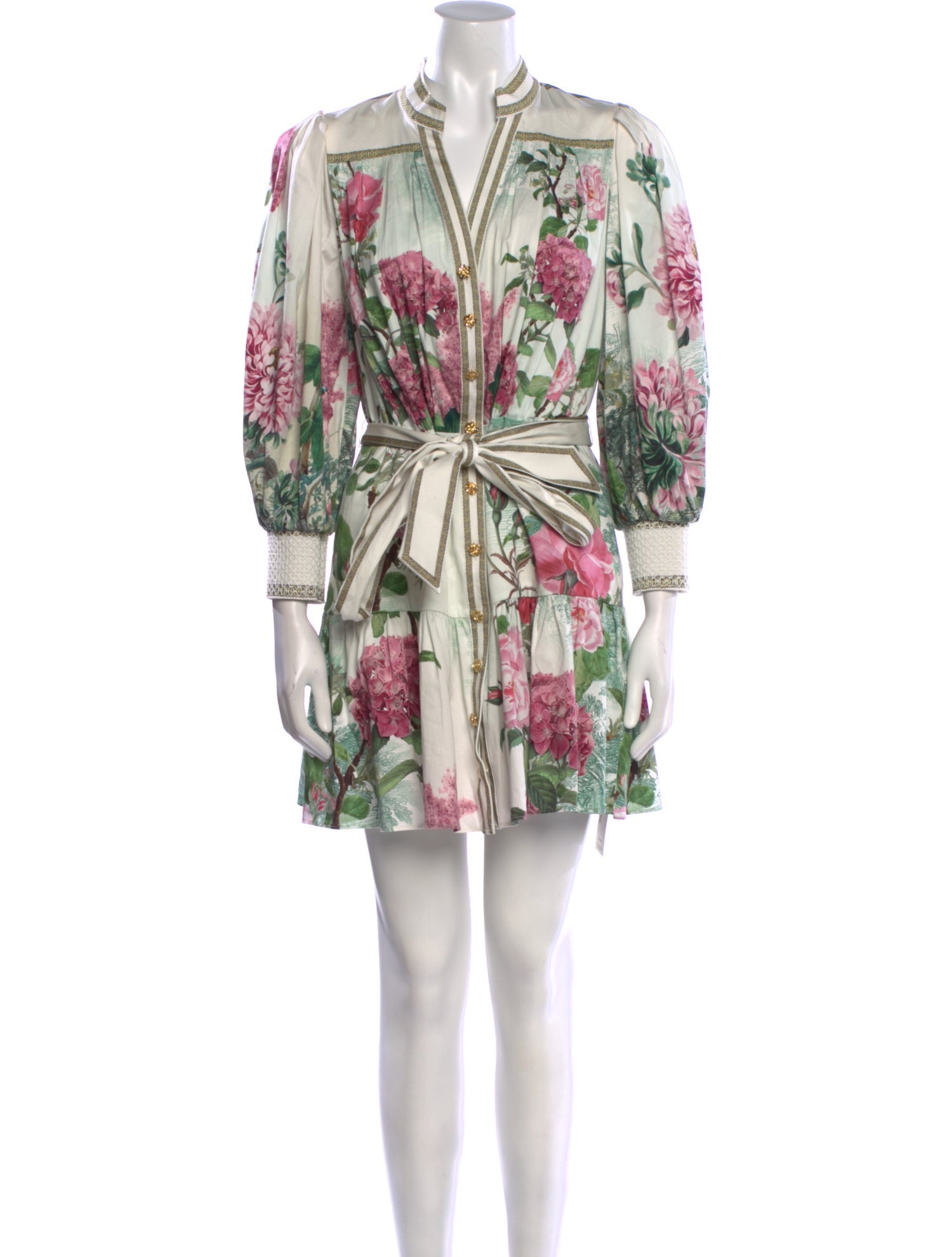 Alice + Olivia Floral Print Mini Dress