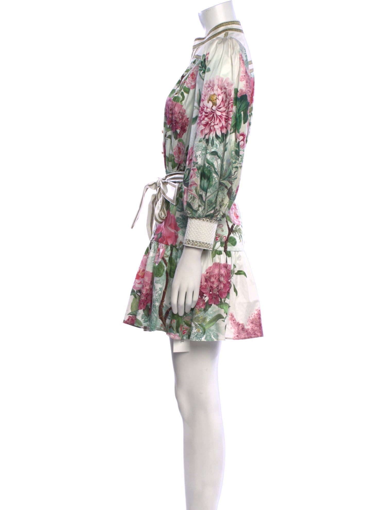 Alice + Olivia Floral Print Mini Dress
