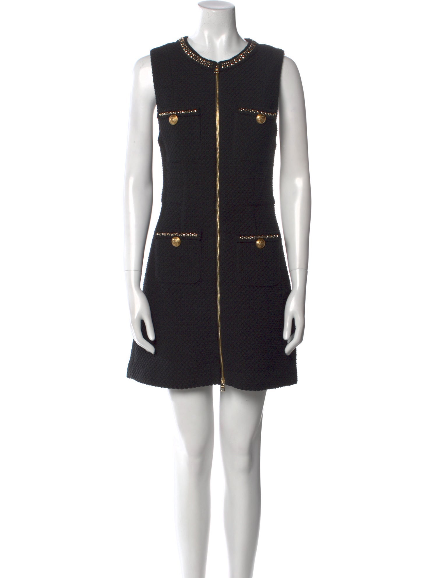 Alice + Olivia Crew Neck Mini Dress