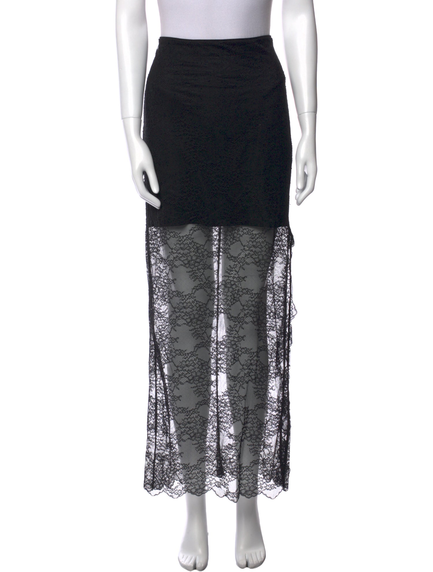Alice + Olivia Lace Knee-Length Skirt