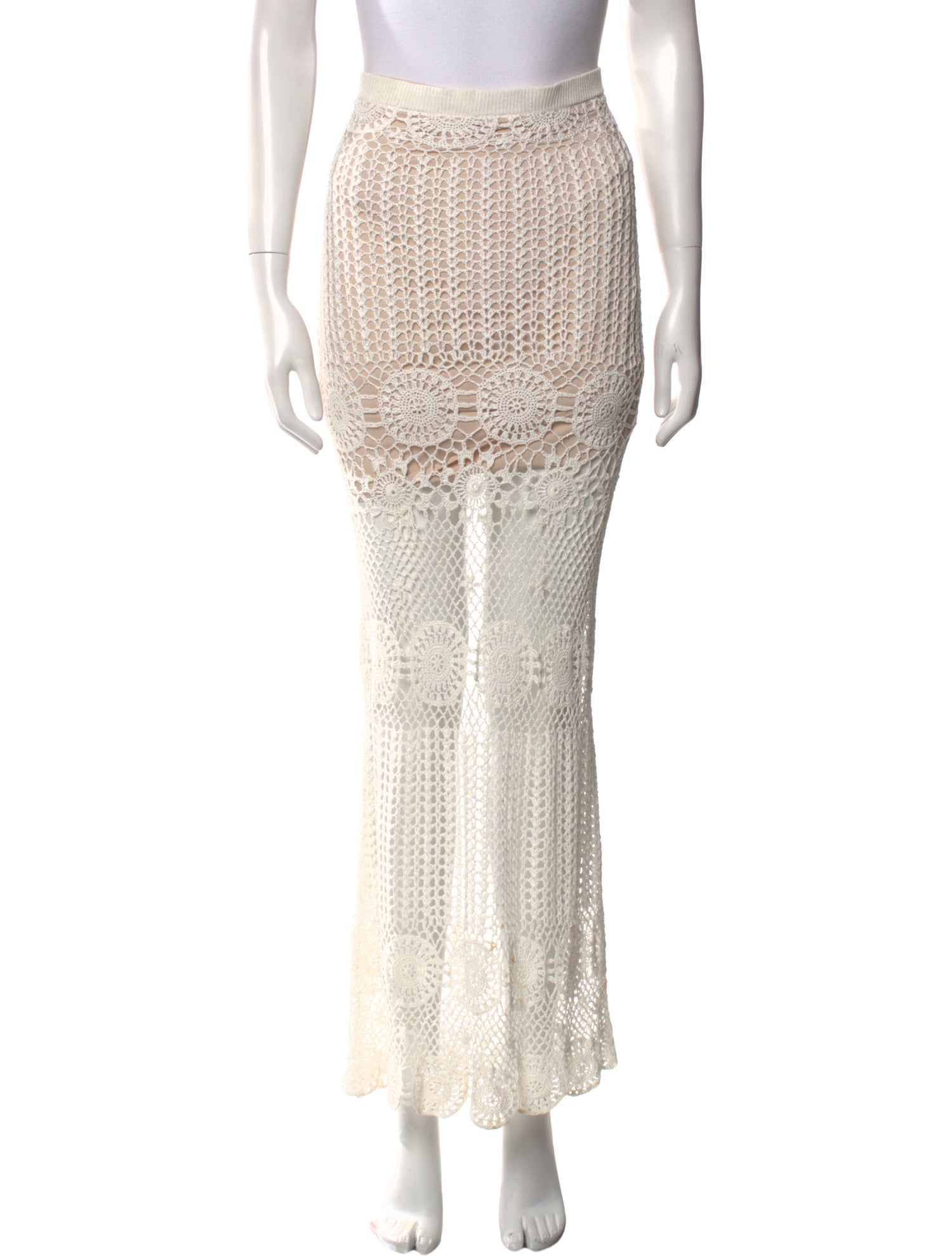 Alice + Olivia Linen Long Skirt