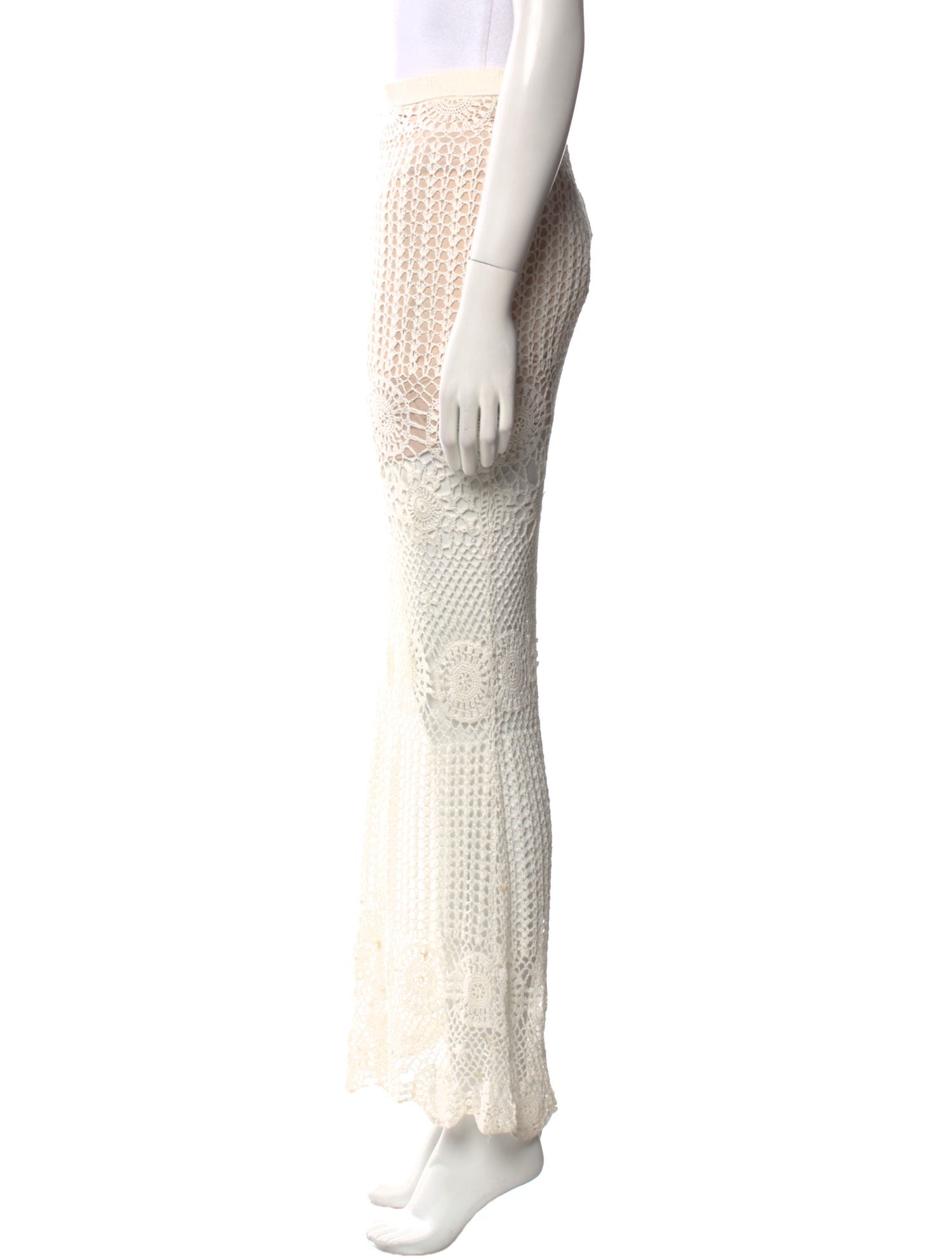 Alice + Olivia Linen Long Skirt