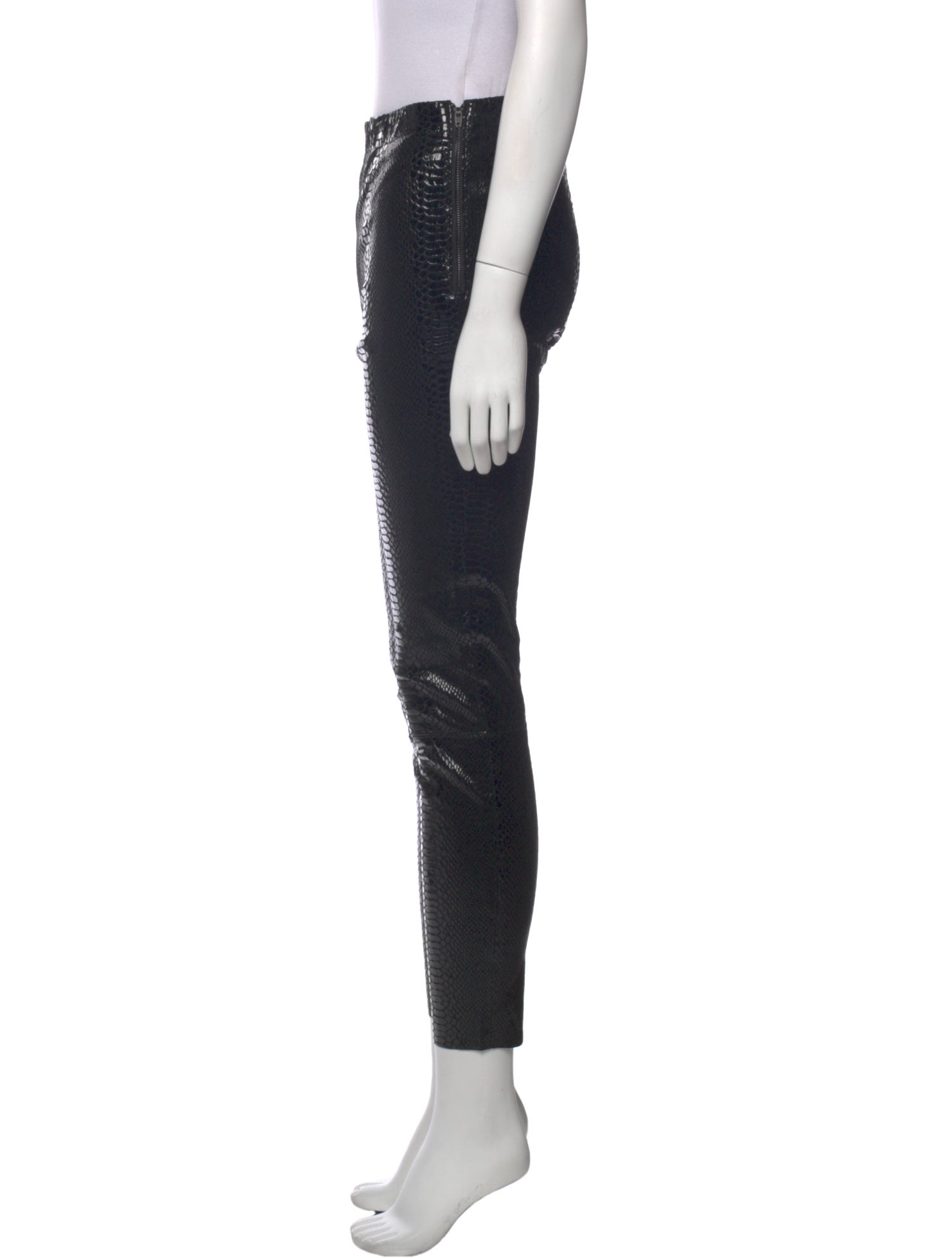 Alice + Olivia Lamb Leather Skinny Leg Pants w/ Tags