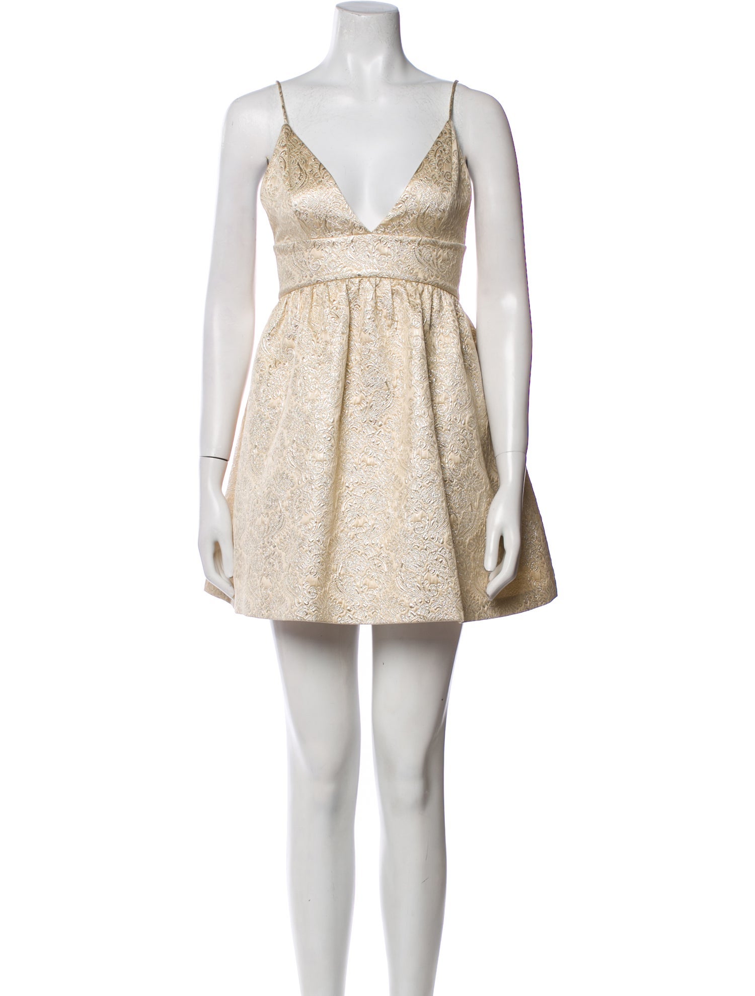 Alice + Olivia V-Neck Mini Dress