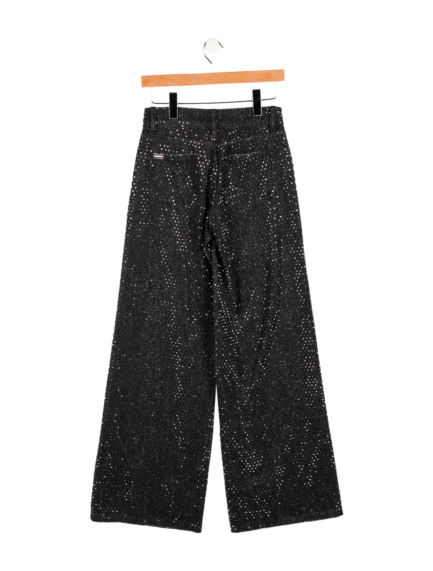 Alice + Olivia Mid-Rise Wide Leg Jeans