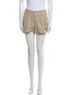 Alice + Olivia Linen Mini Shorts