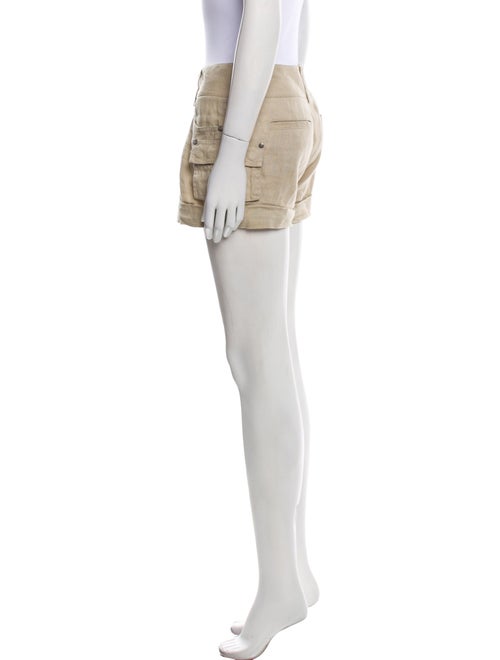 Alice + Olivia Linen Mini Shorts