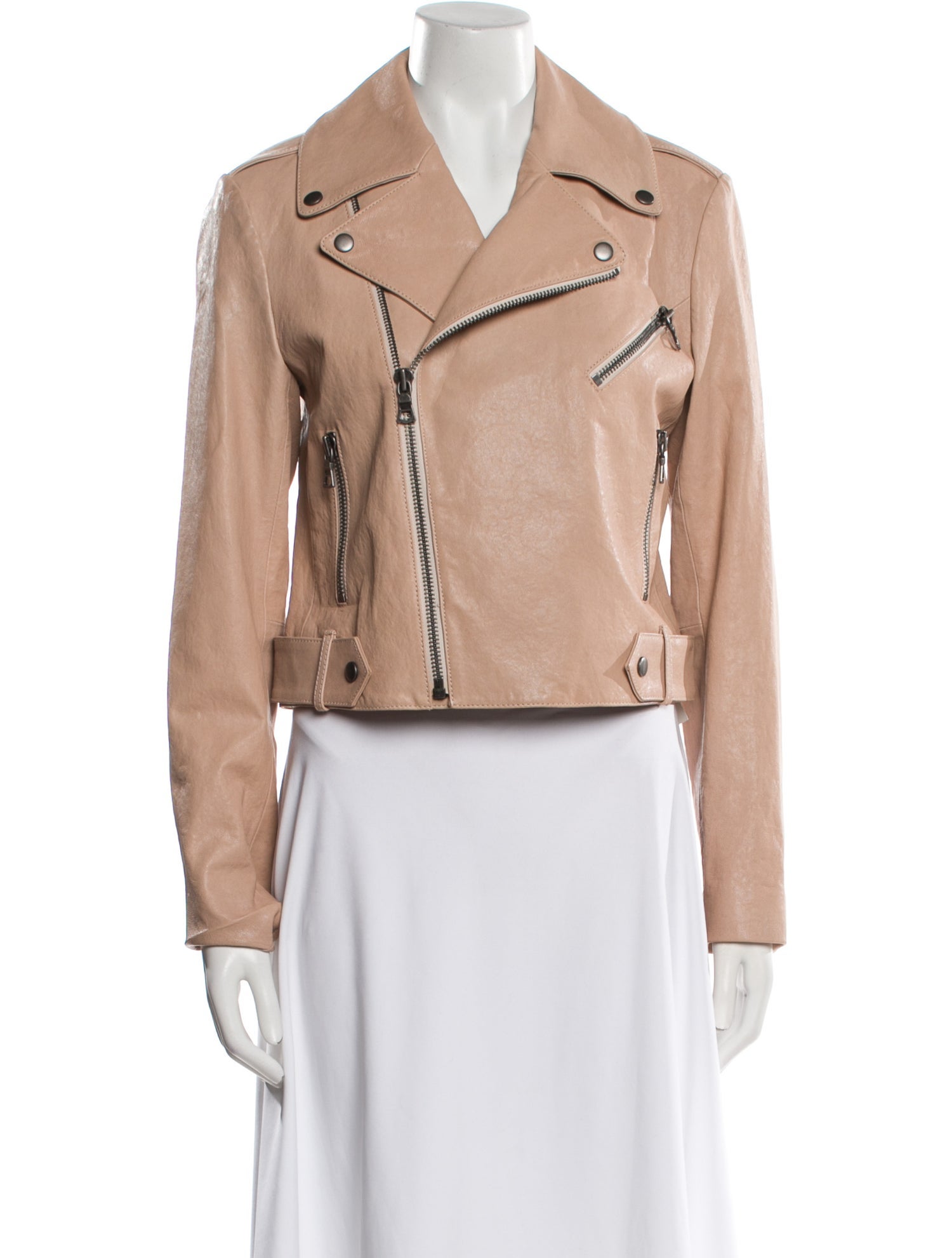 Alice + Olivia Leather Biker Jacket