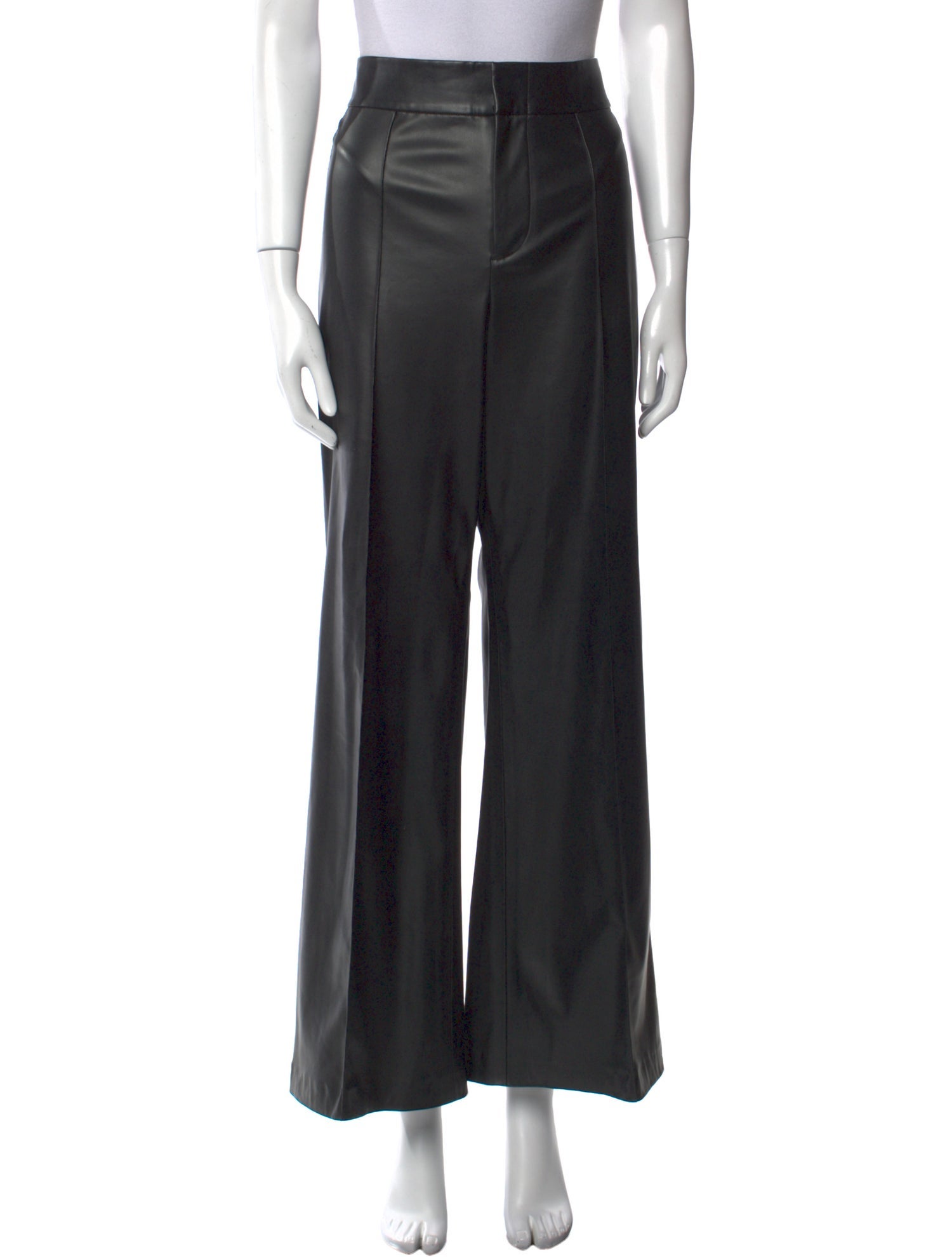 Alice + Olivia Faux Leather Wide Leg Pants