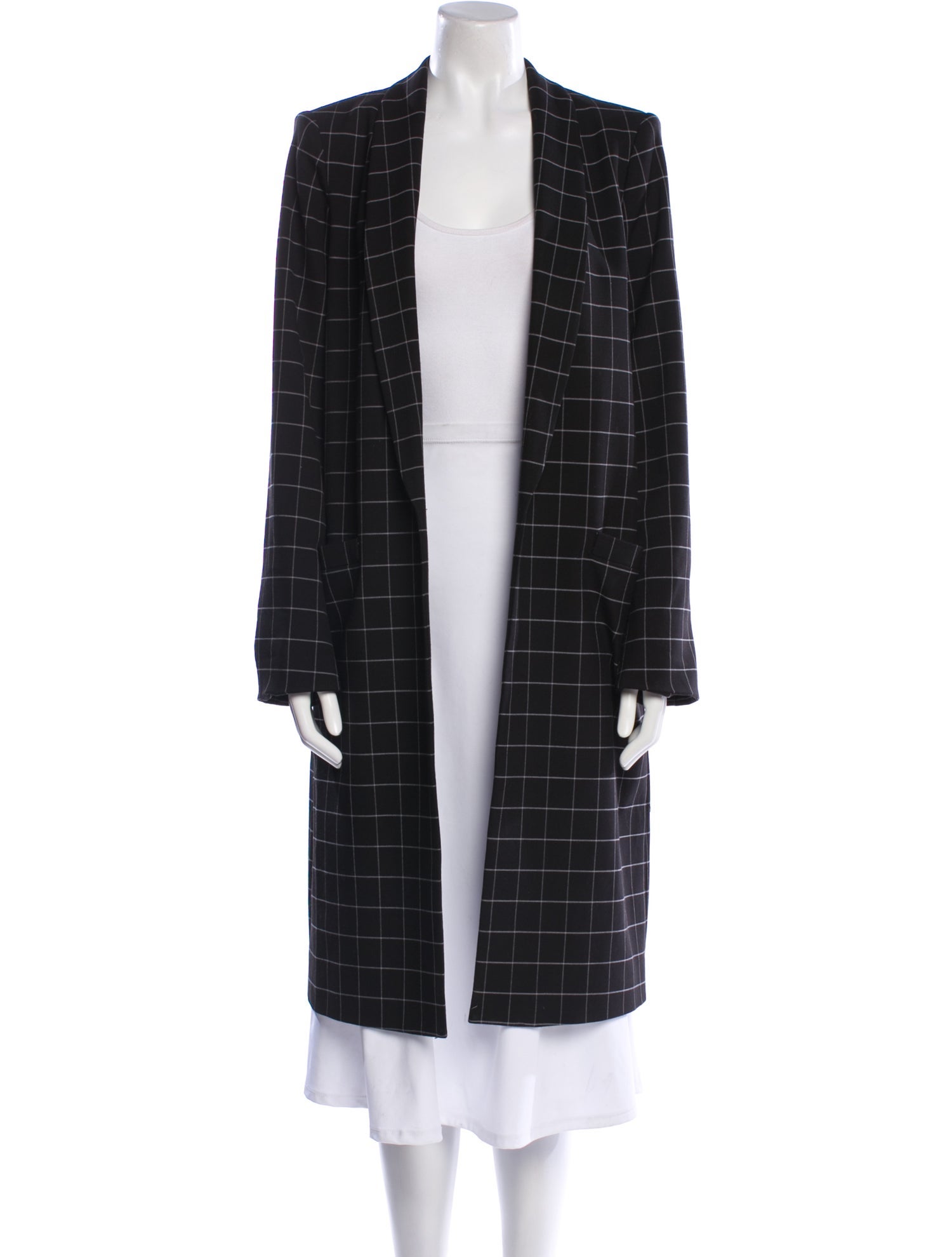 Alice + Olivia Plaid Print Coat