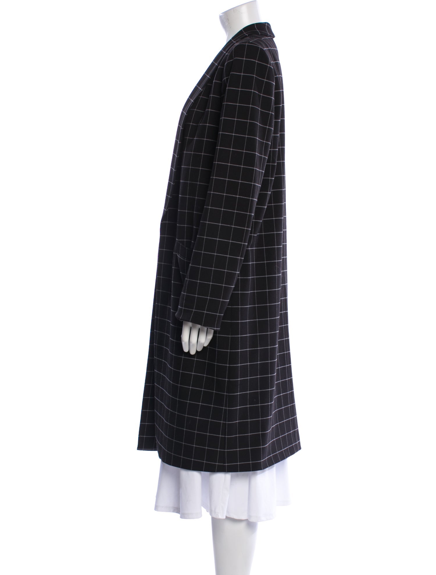 Alice + Olivia Plaid Print Coat