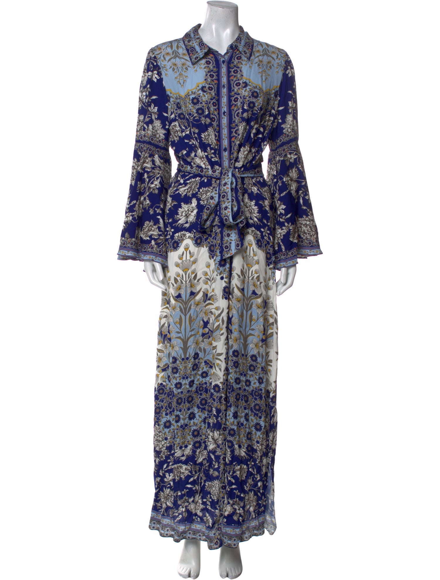 Alice + Olivia Floral Print Long Dress