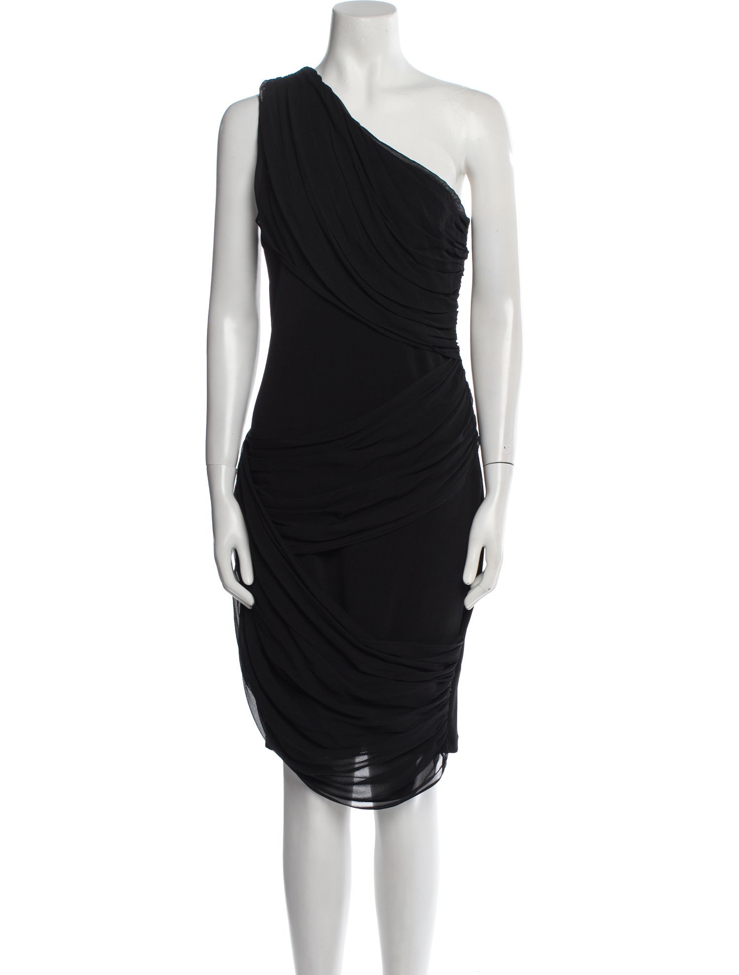 Alice + Olivia One-Shoulder Knee-Length Dress