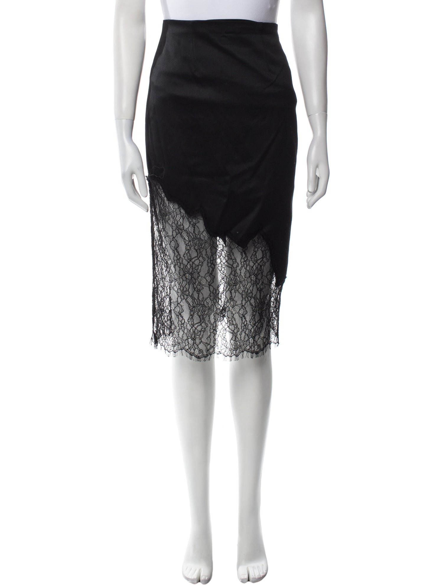 Alice + Olivia Wool Knee-Length Skirt