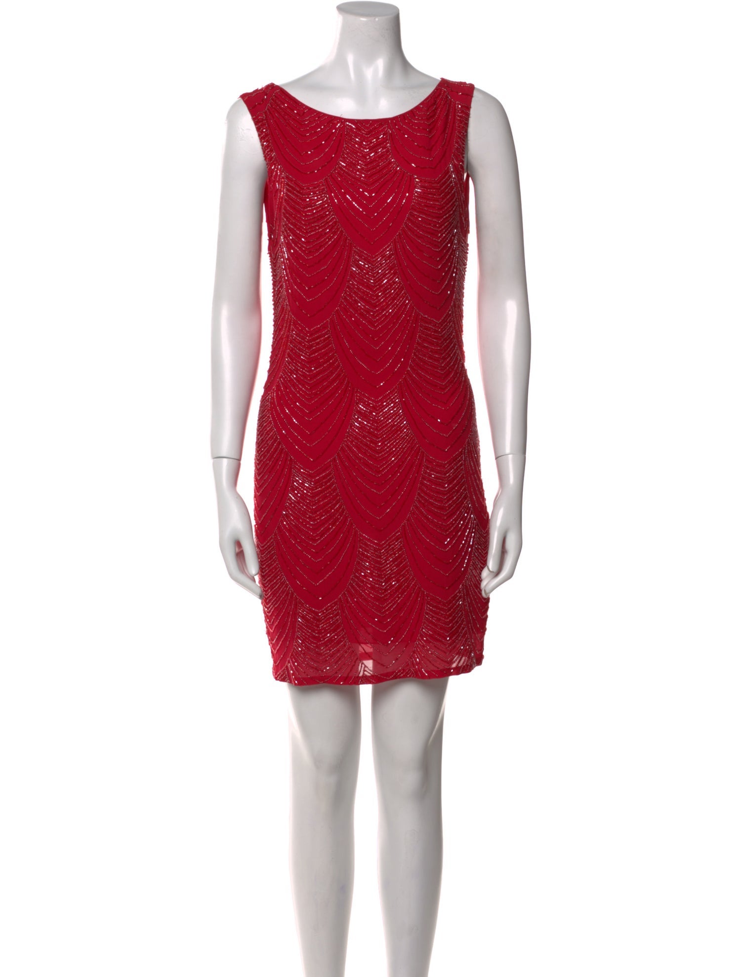 Alice + Olivia Scoop Neck Mini Dress