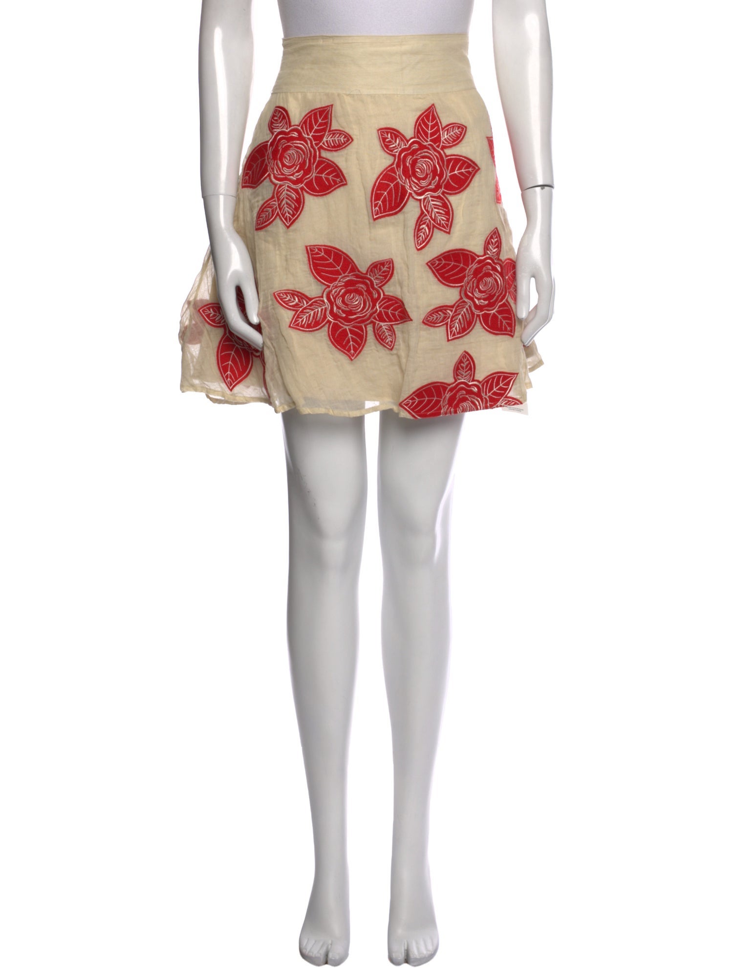Alice + Olivia Floral Print Mini Skirt