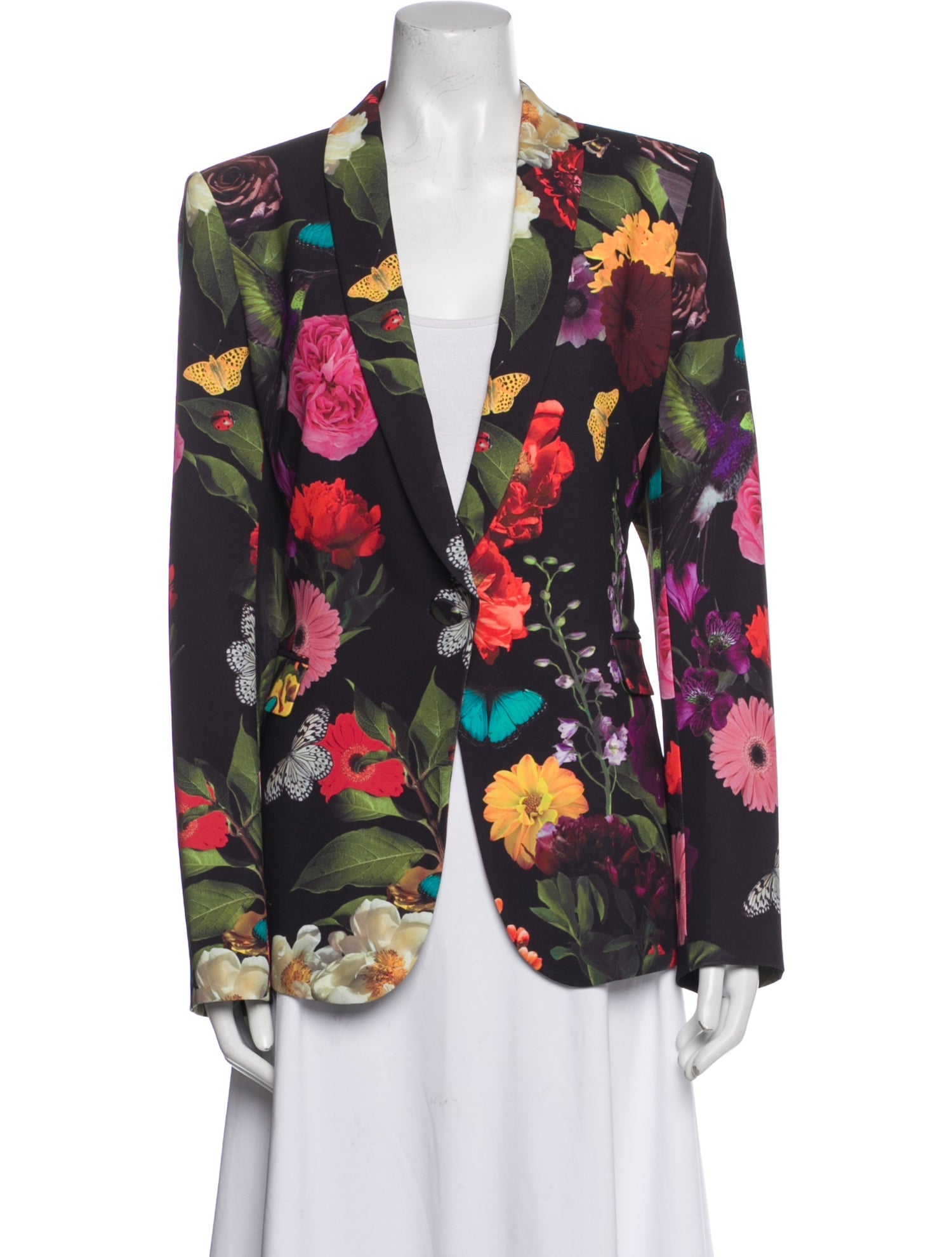Alice + Olivia Floral Print Blazer