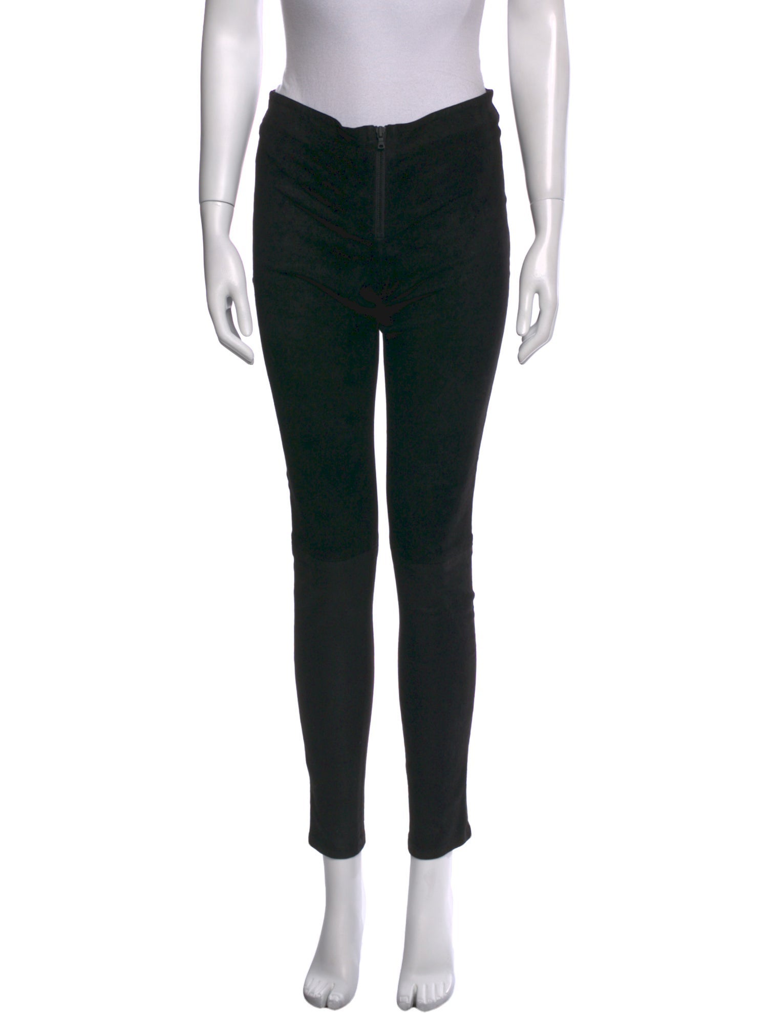 Alice + Olivia Lamb Leather Skinny Leg Pants