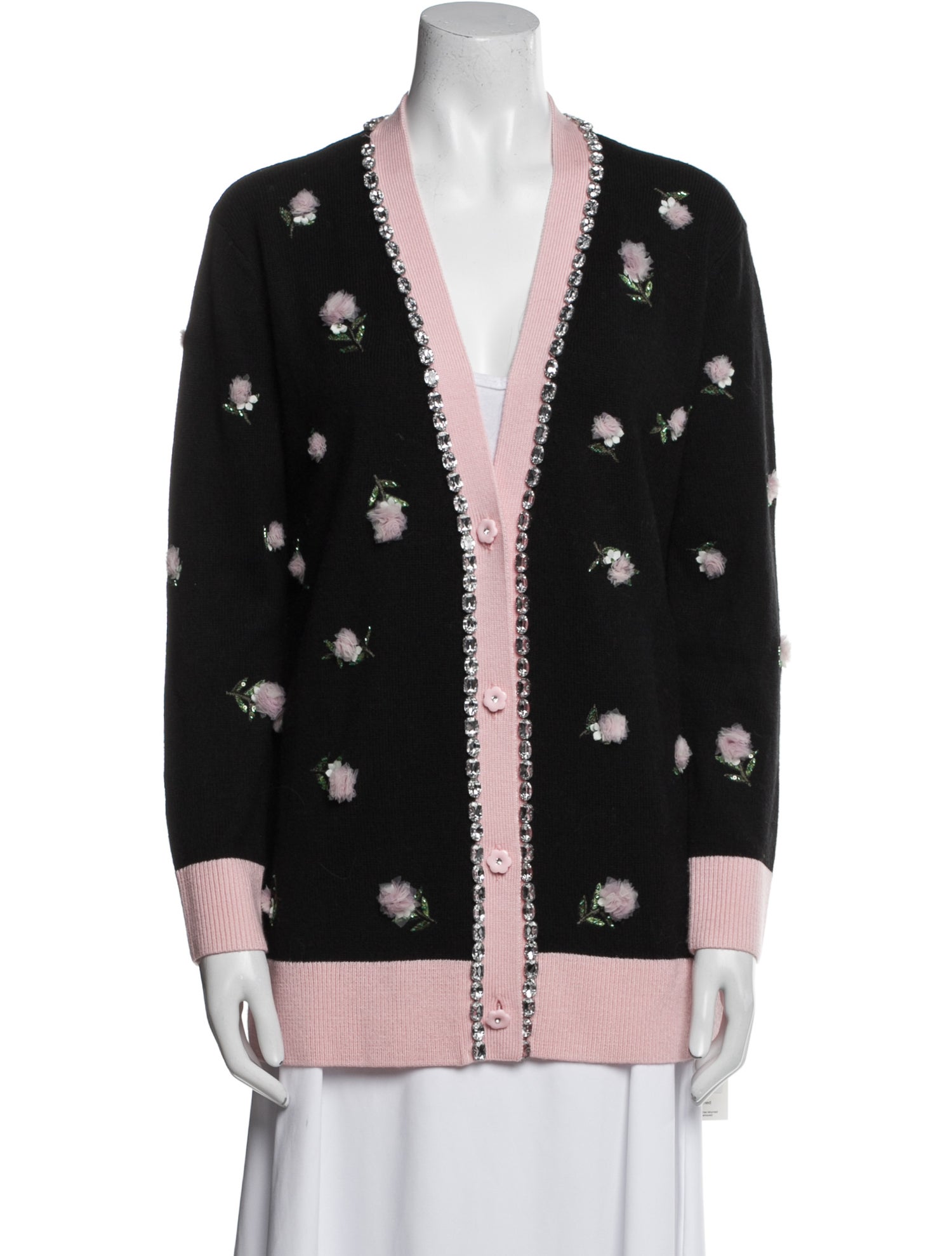Alice + Olivia Wool Printed Sweater