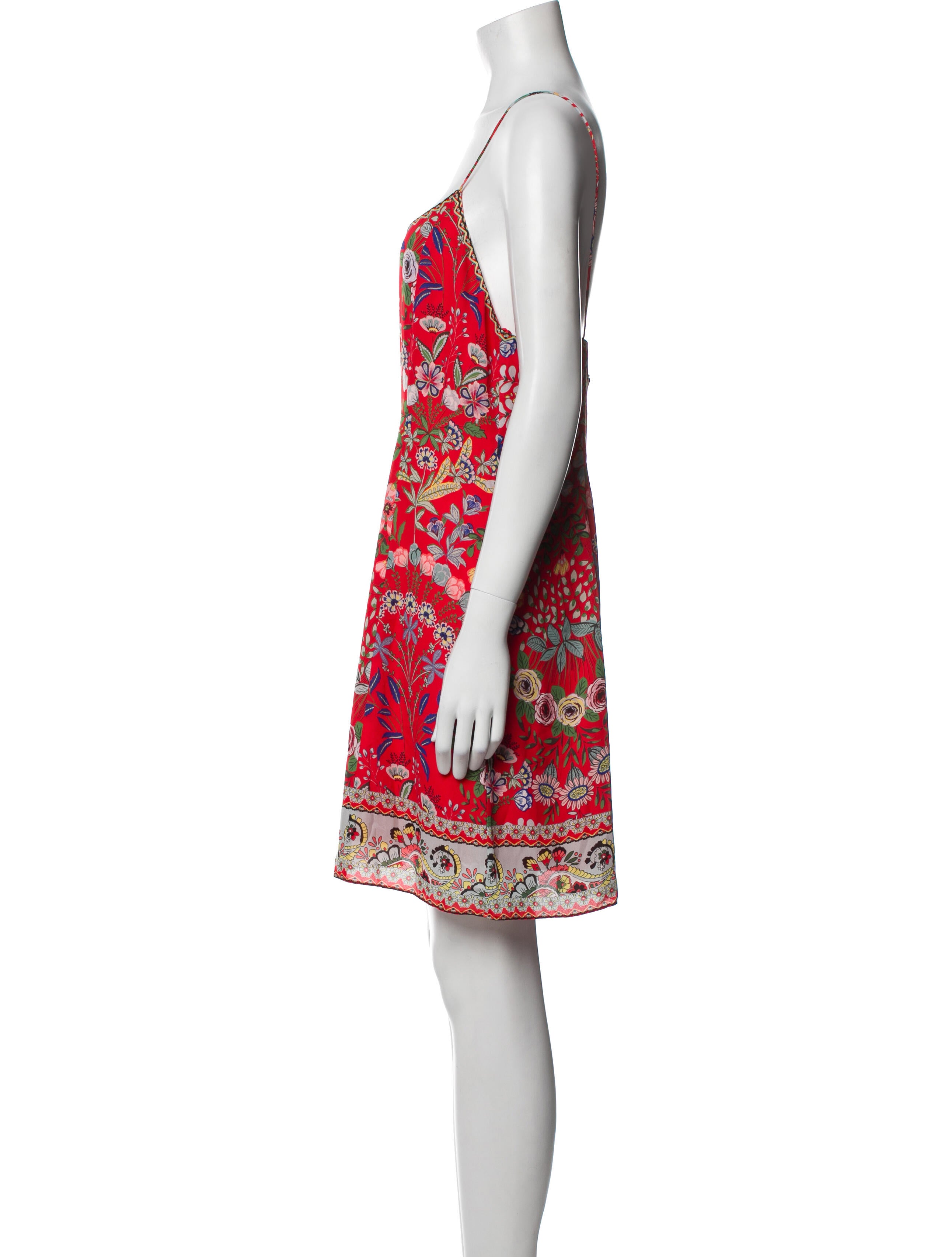 Alice + Olivia Floral Print Mini Dress