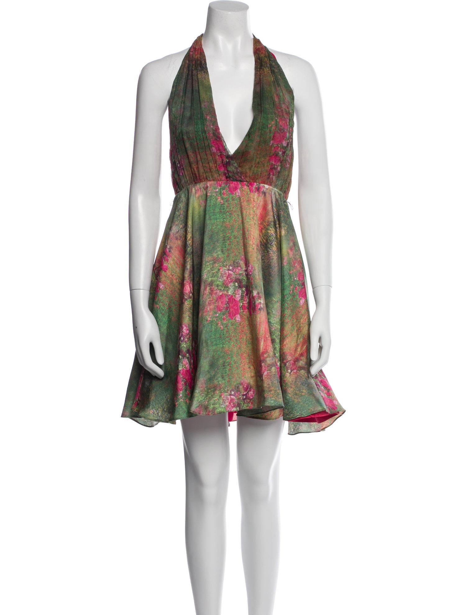 Alice + Olivia Silk Knee-Length Dress