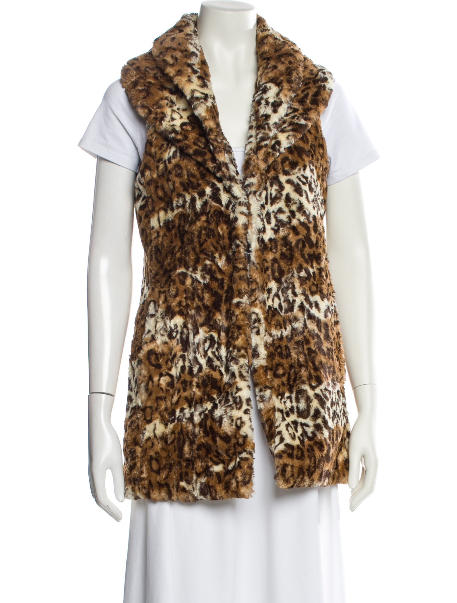 Alice + Olivia Animal Print Vest