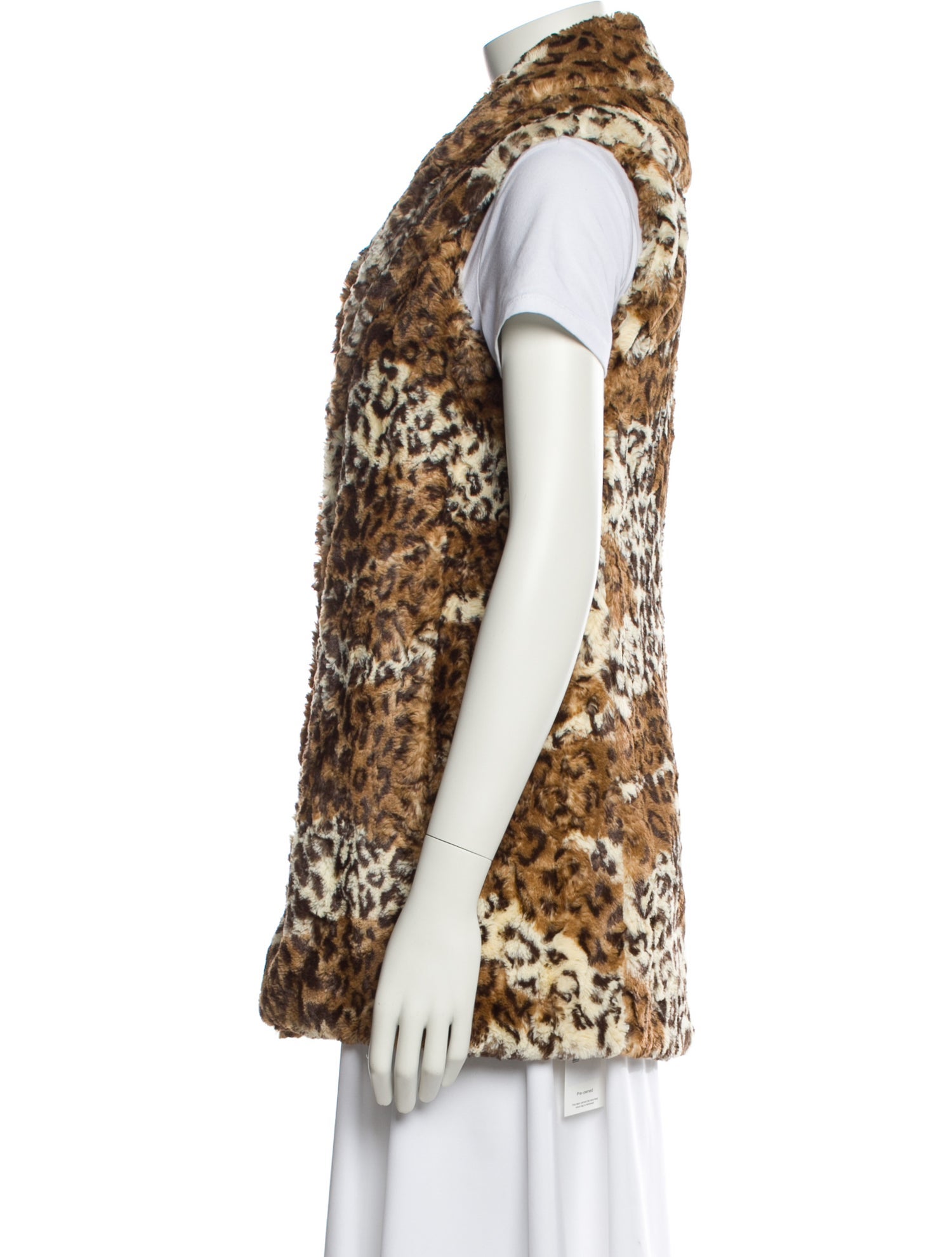 Alice + Olivia Animal Print Vest