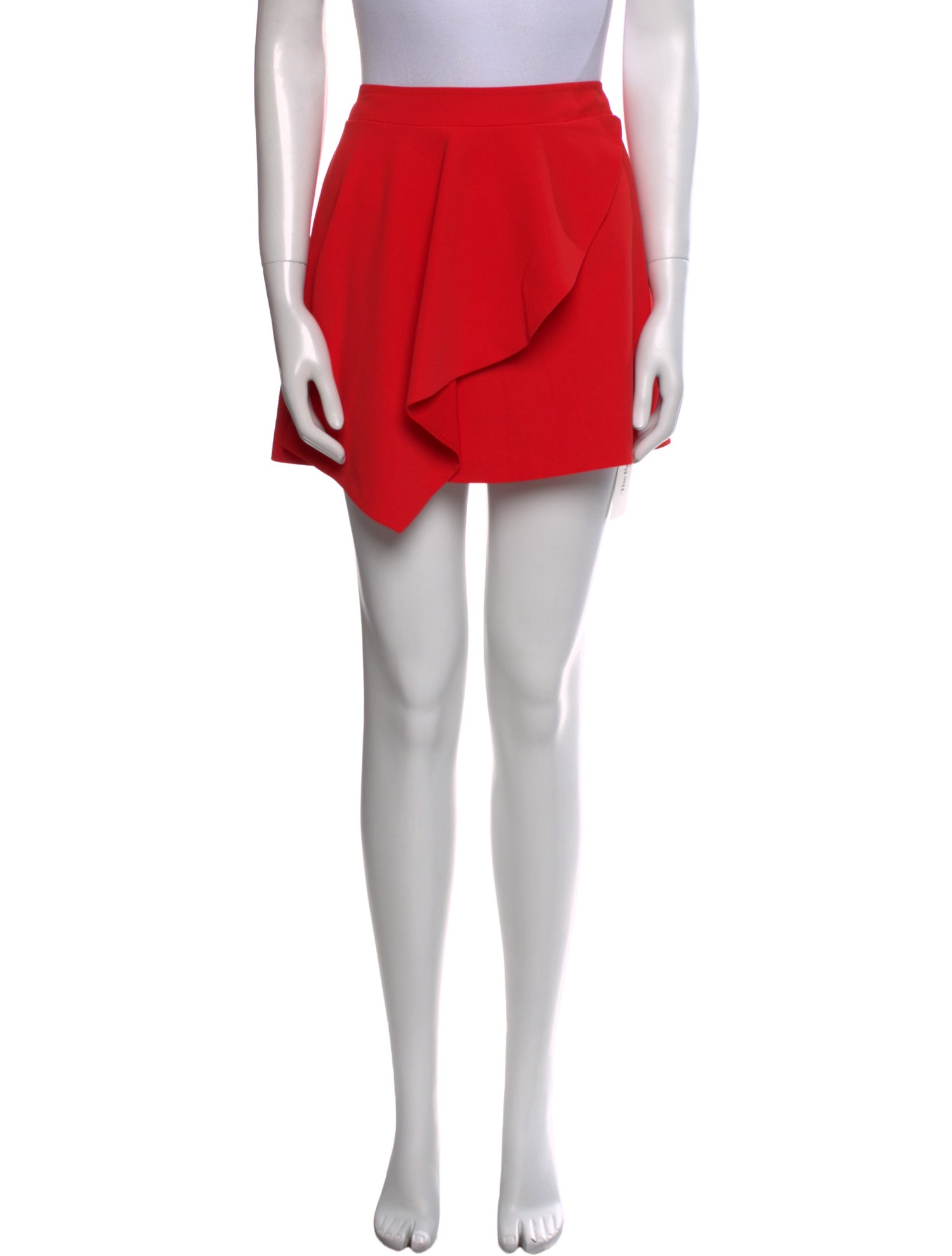 Alice + Olivia Ruffle Embellishment Mini Skirt