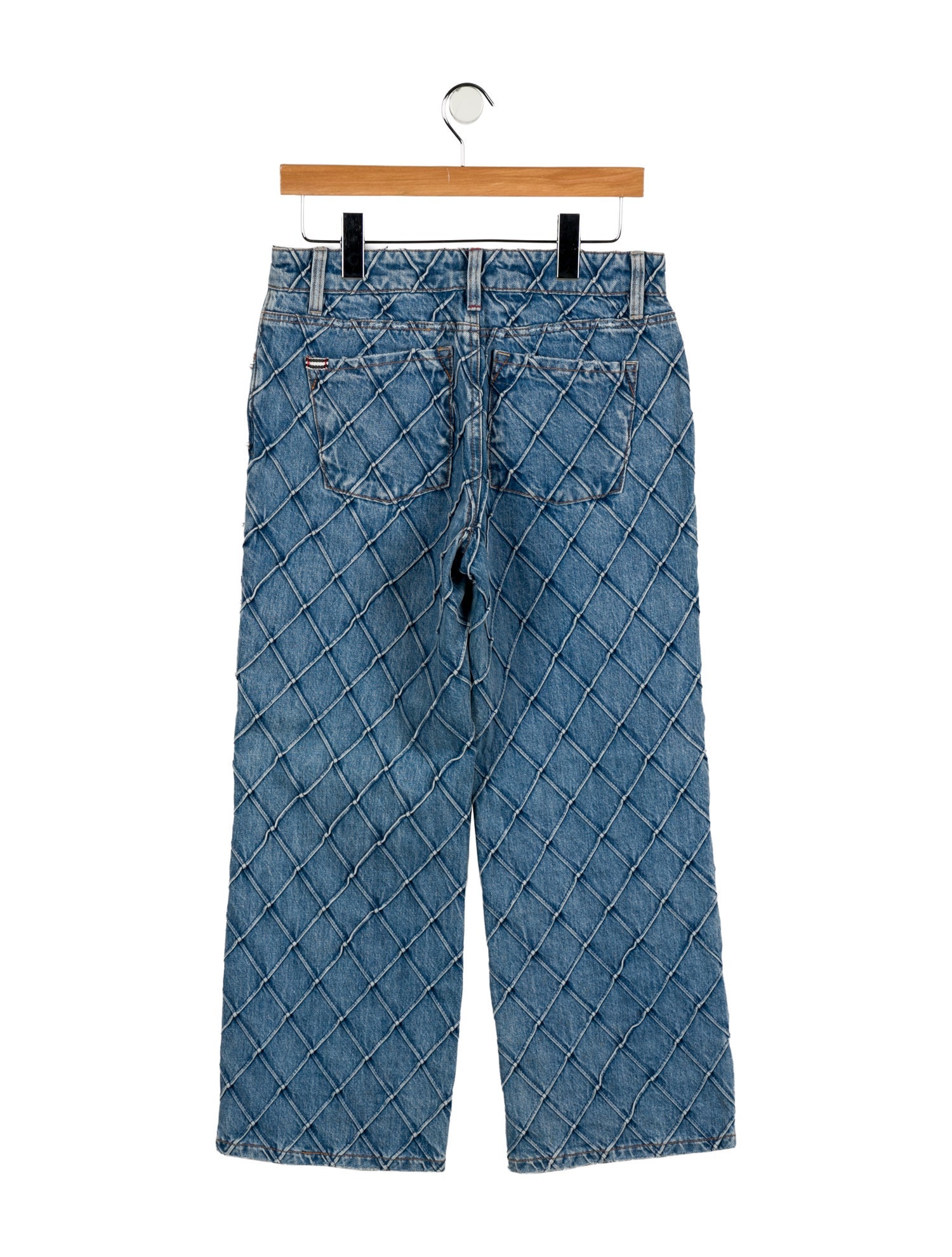 Alice + Olivia Mid-Rise Wide Leg Jeans