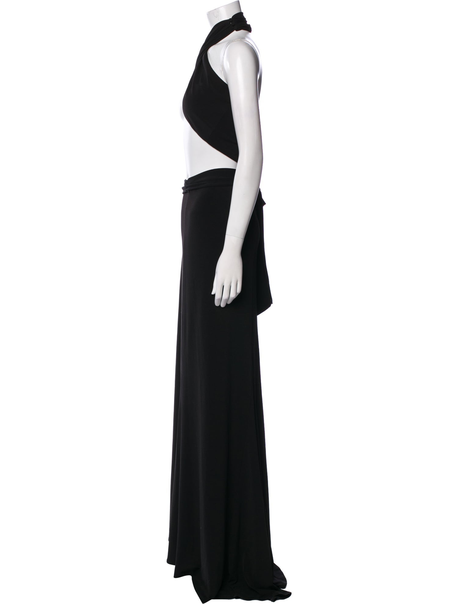 Alice + Olivia Halterneck Long Dress