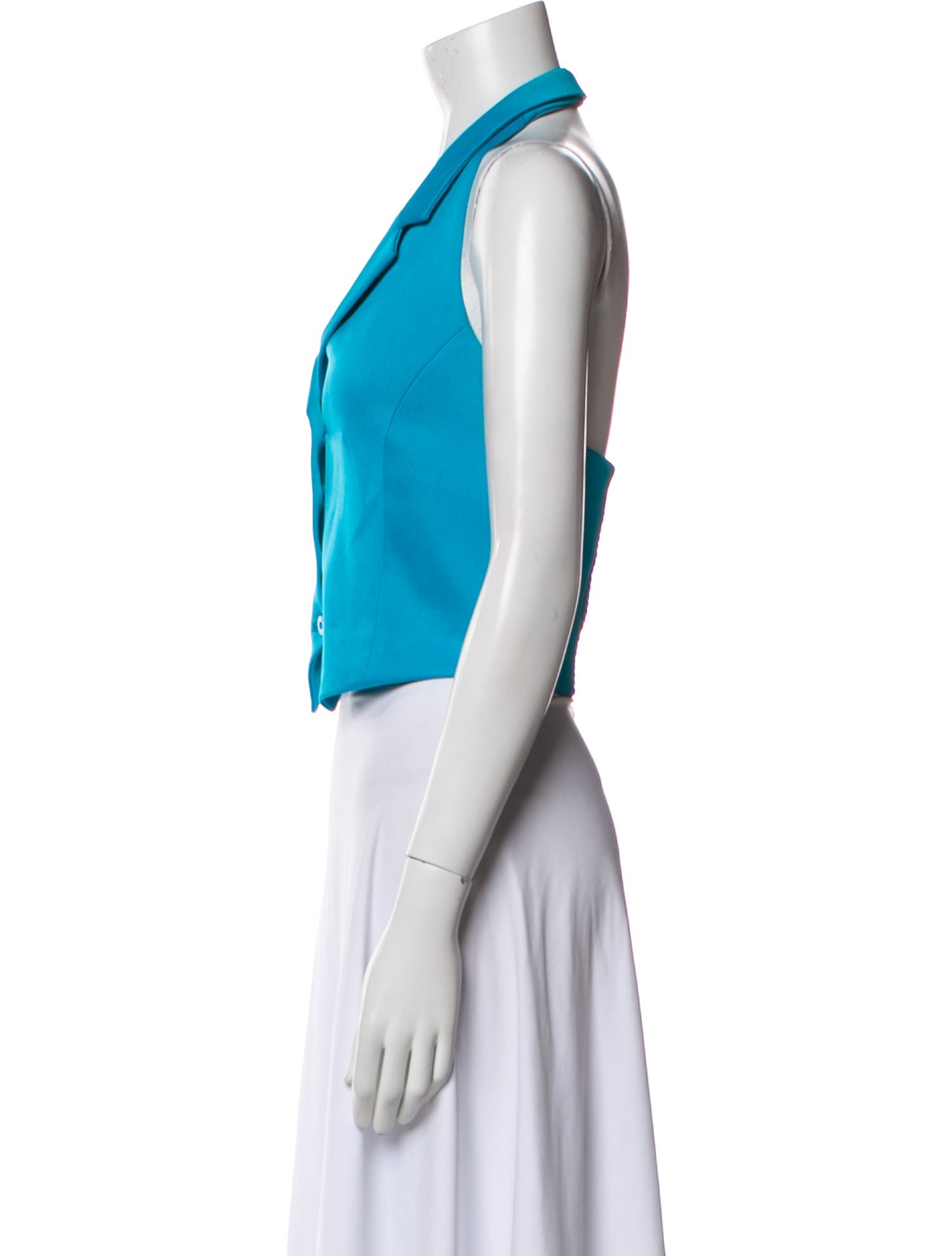 Alice + Olivia Halterneck Sleeveless Crop Top