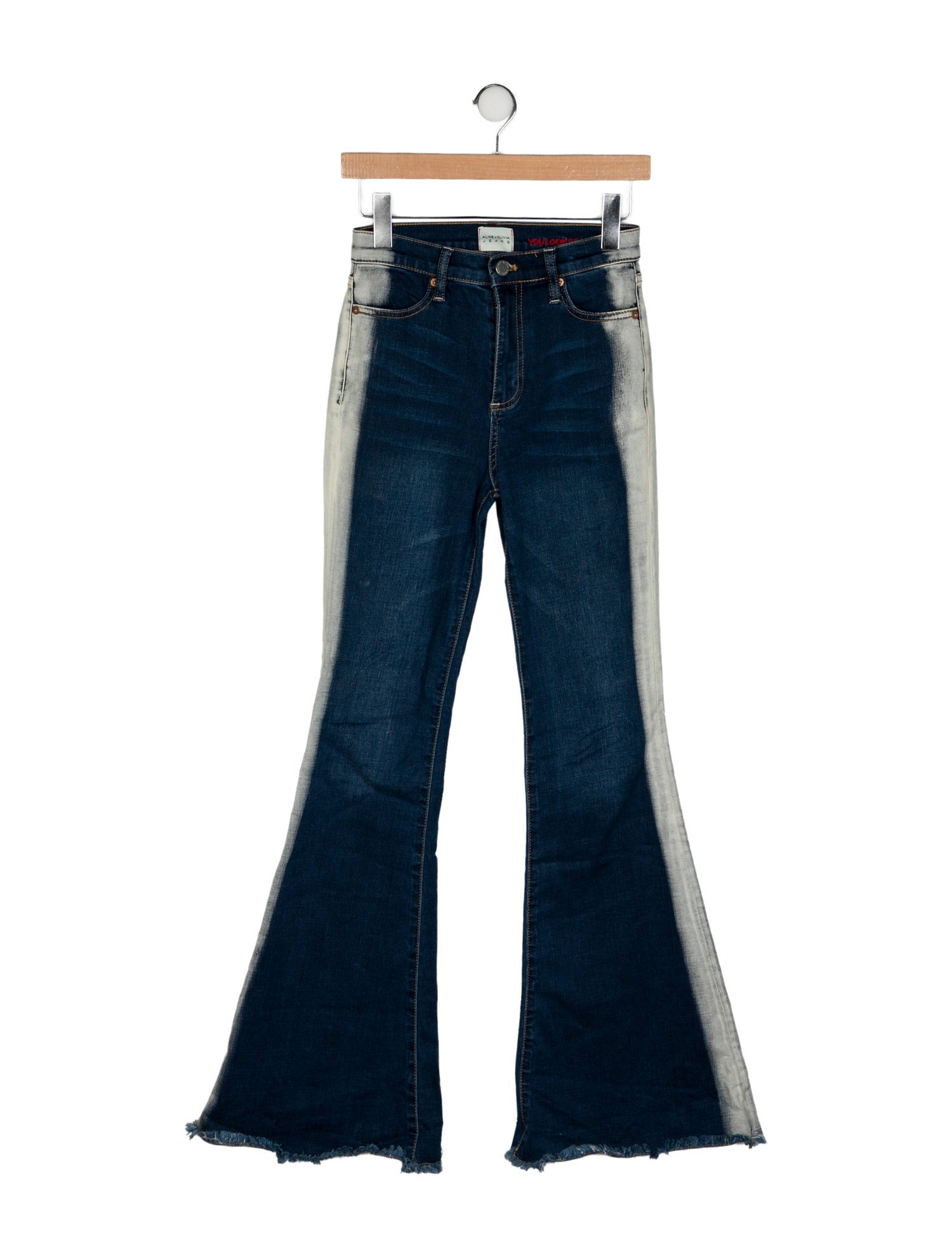 Alice + Olivia High-Rise Wide Leg Jeans