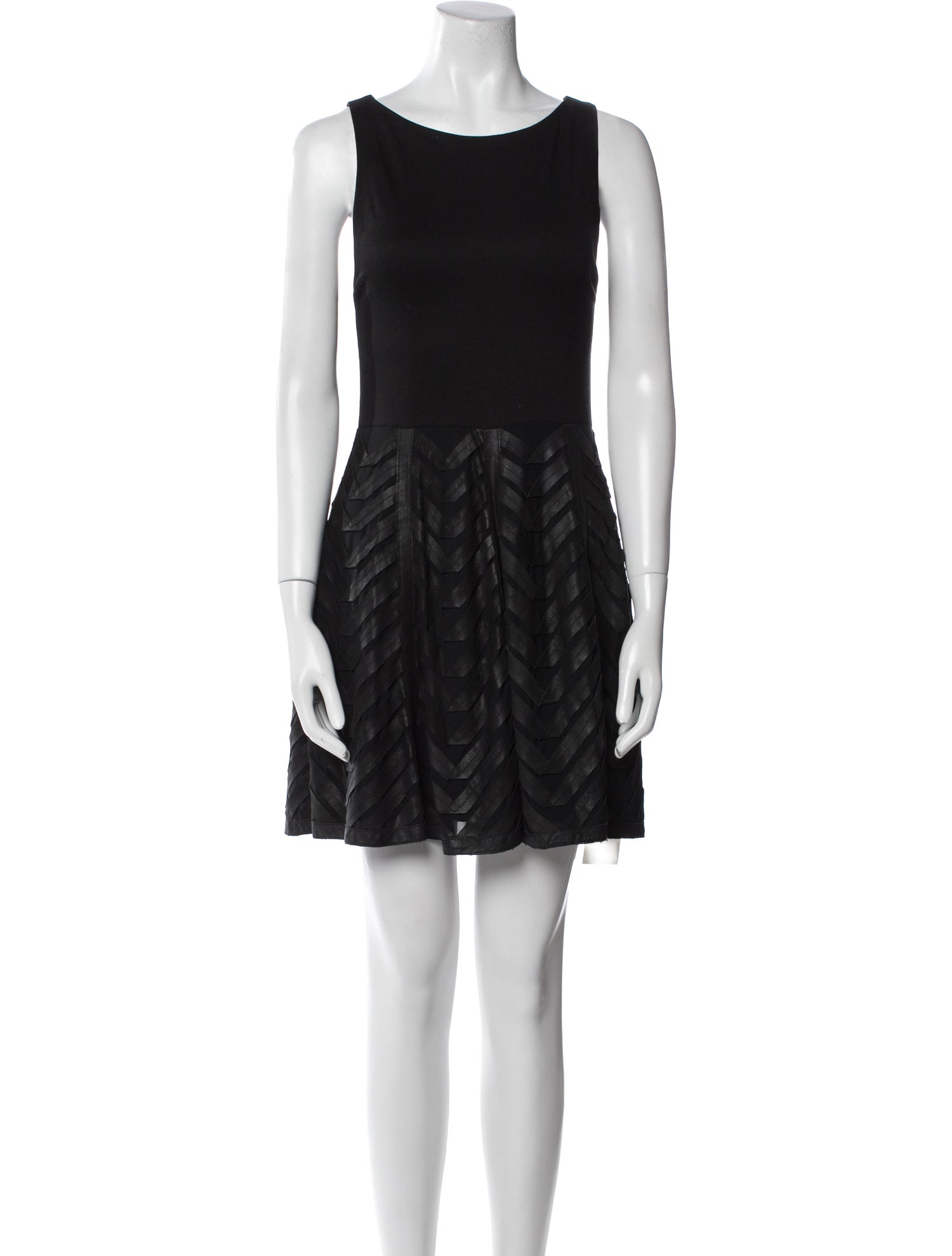 Alice + Olivia Scoop Neck Mini Dress