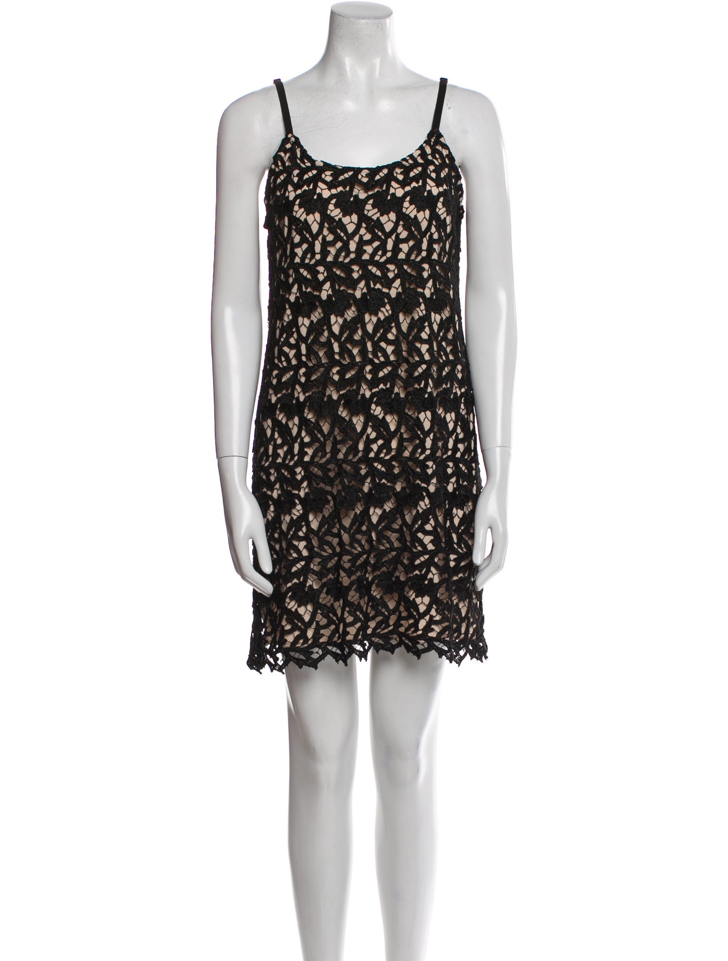 Alice + Olivia Lace Pattern Mini Dress