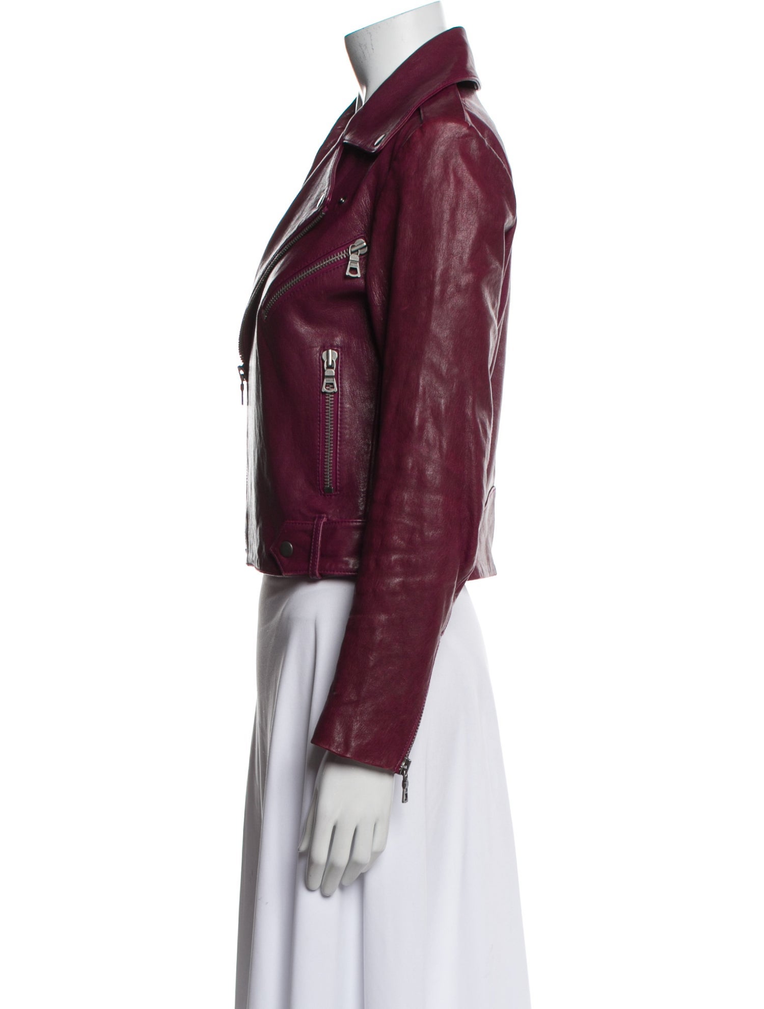 Alice + Olivia Leather Biker Jacket