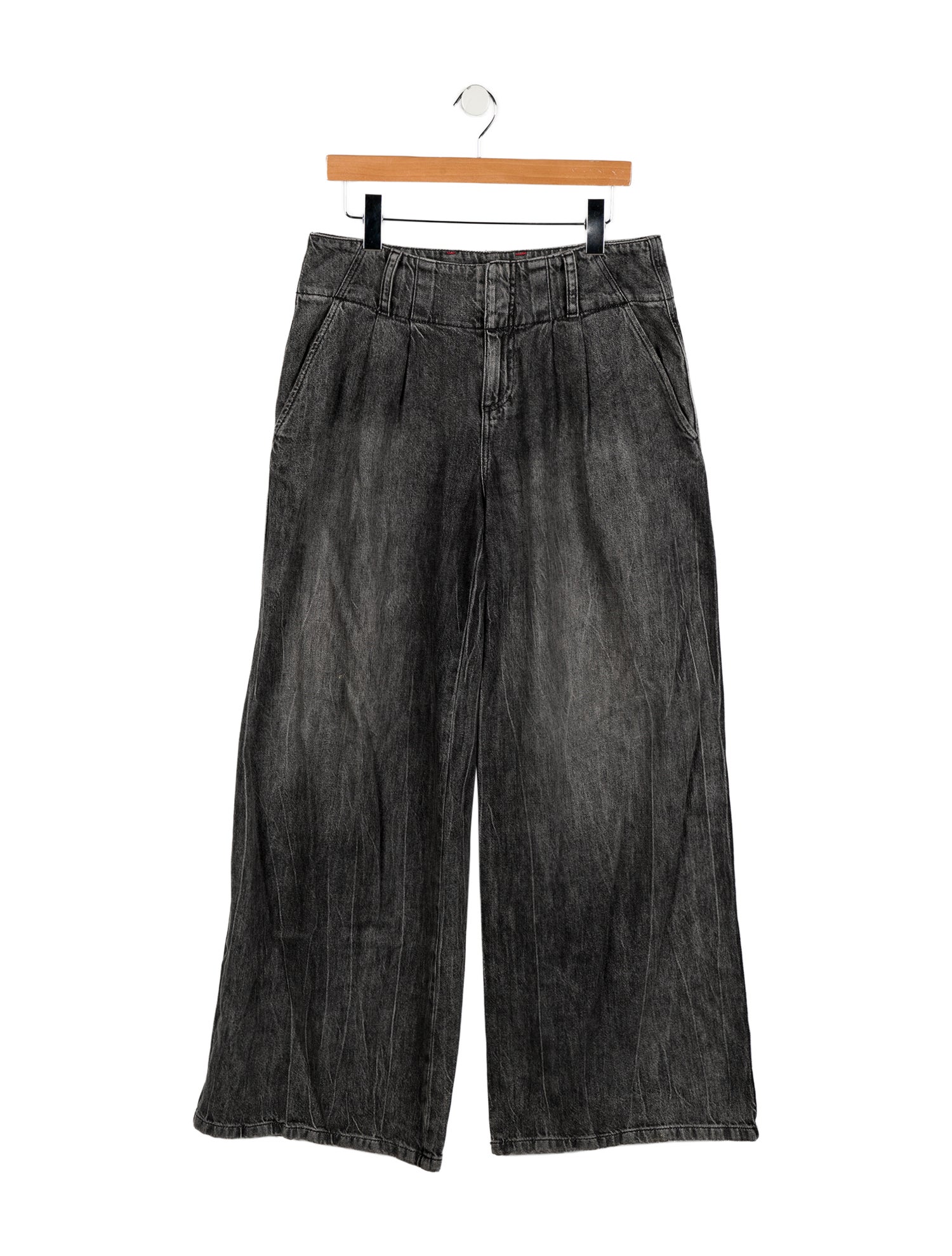 Alice + Olivia High-Rise Wide Leg Jeans