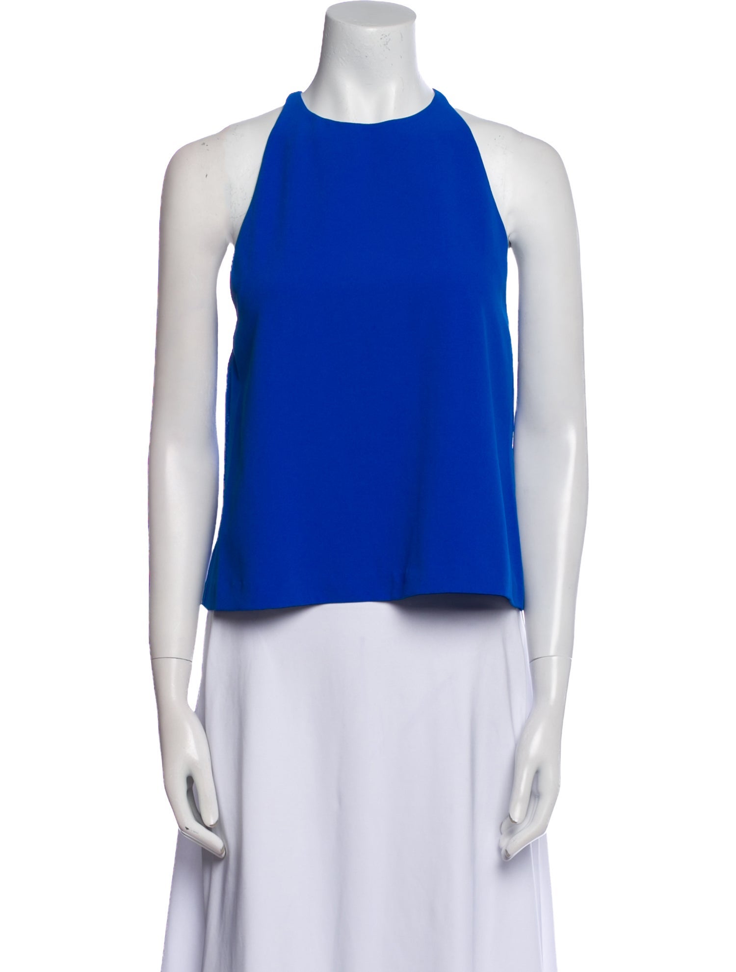 Alice + Olivia Halterneck Sleeveless Crop Top