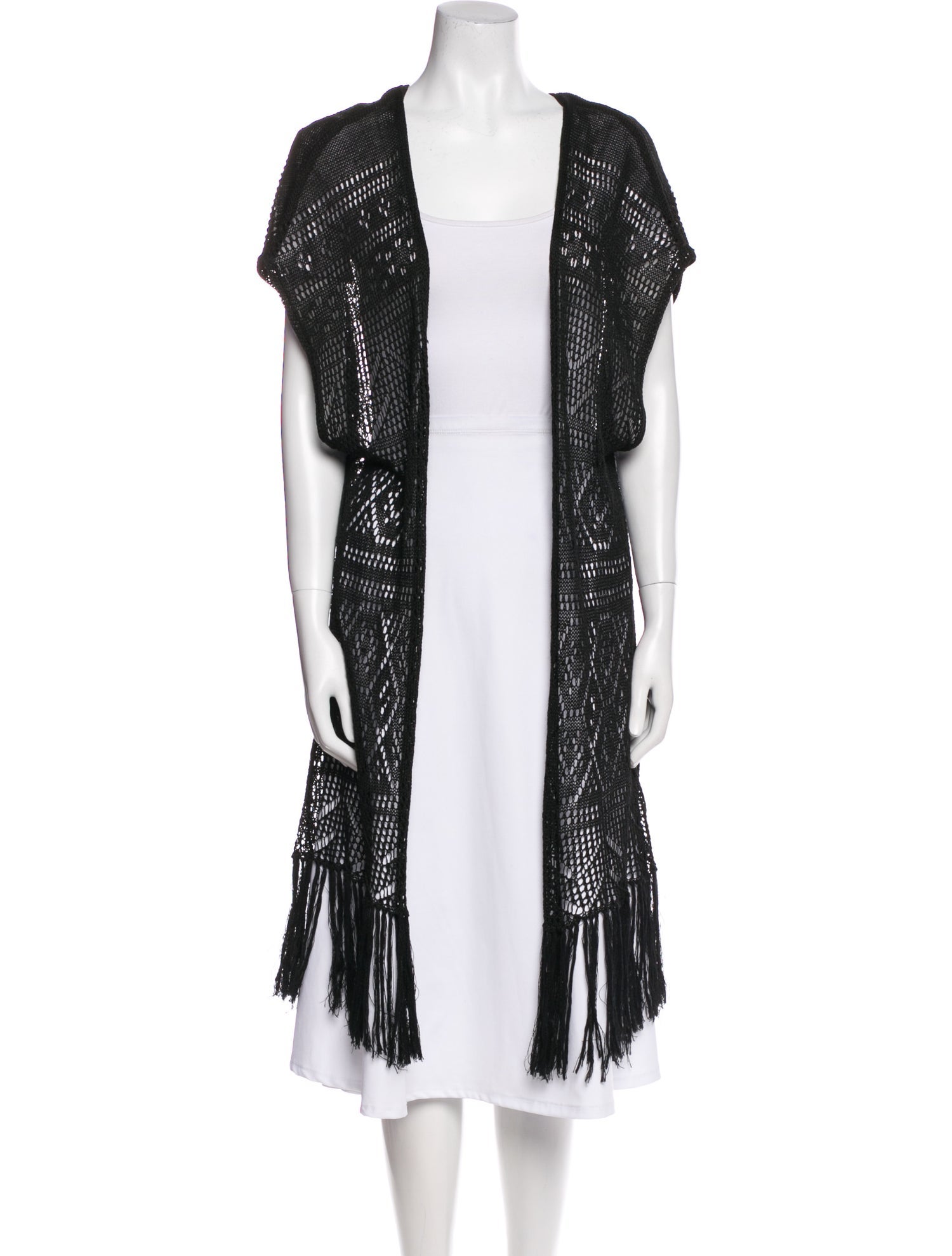 Alice + Olivia Linen Printed Vest
