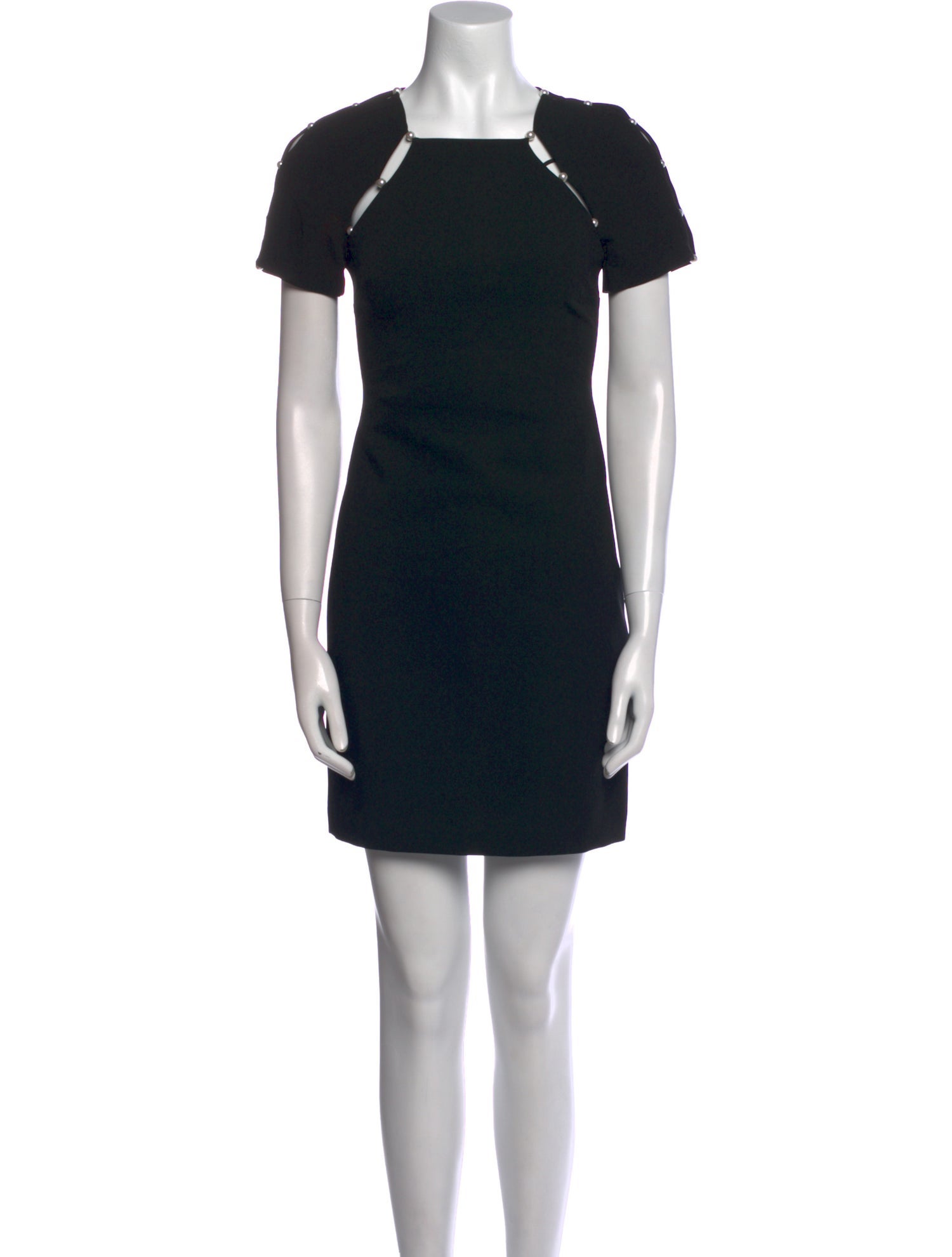 Alice + Olivia Square Neckline Mini Dress