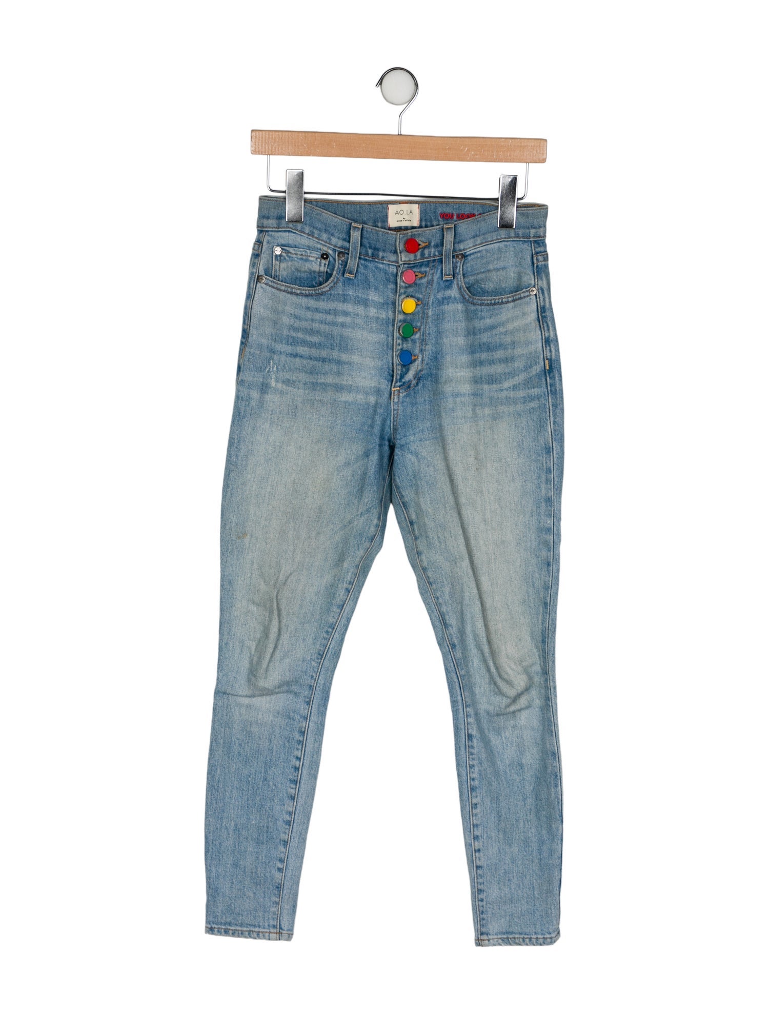 Alice + Olivia High-Rise Skinny Leg Jeans