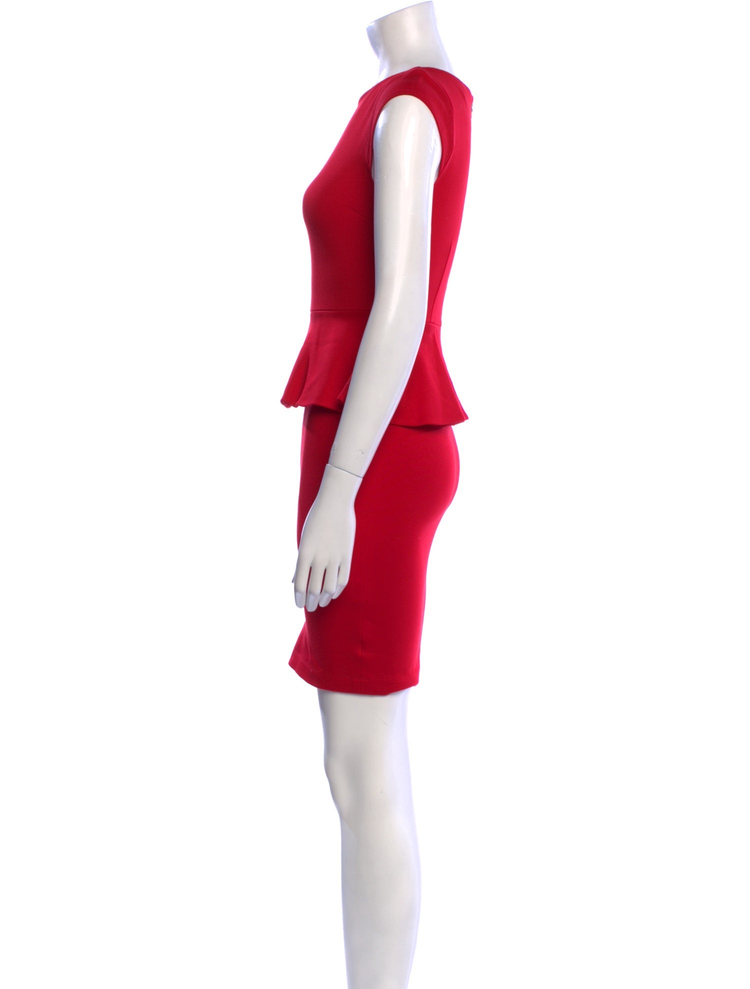 Alice + Olivia Bateau Neckline Mini Dress