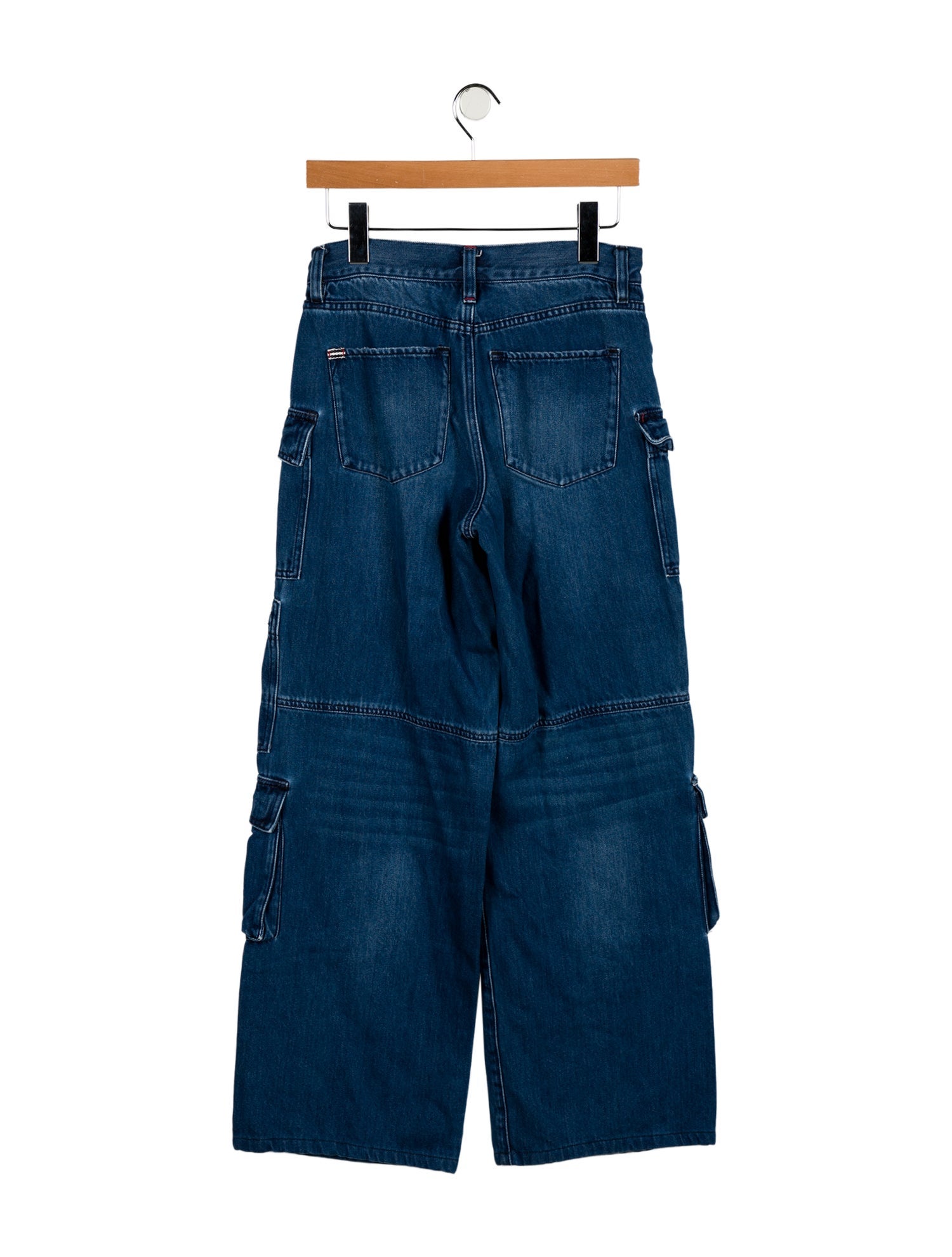 Alice + Olivia Mid-Rise Wide Leg Jeans