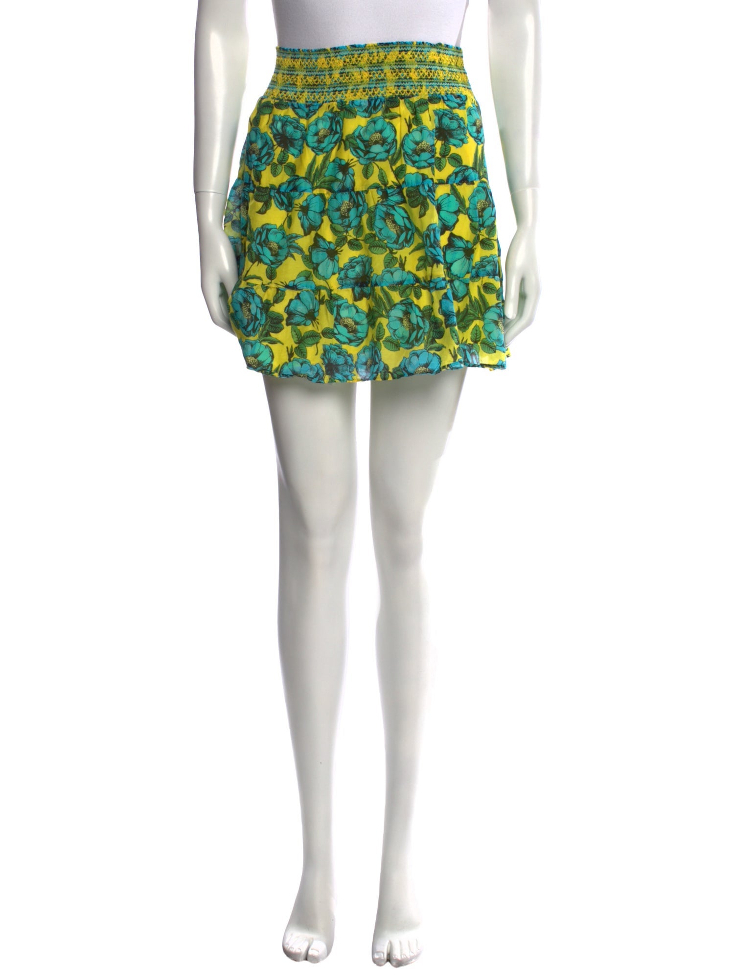 Alice + Olivia Floral Print Mini Skirt