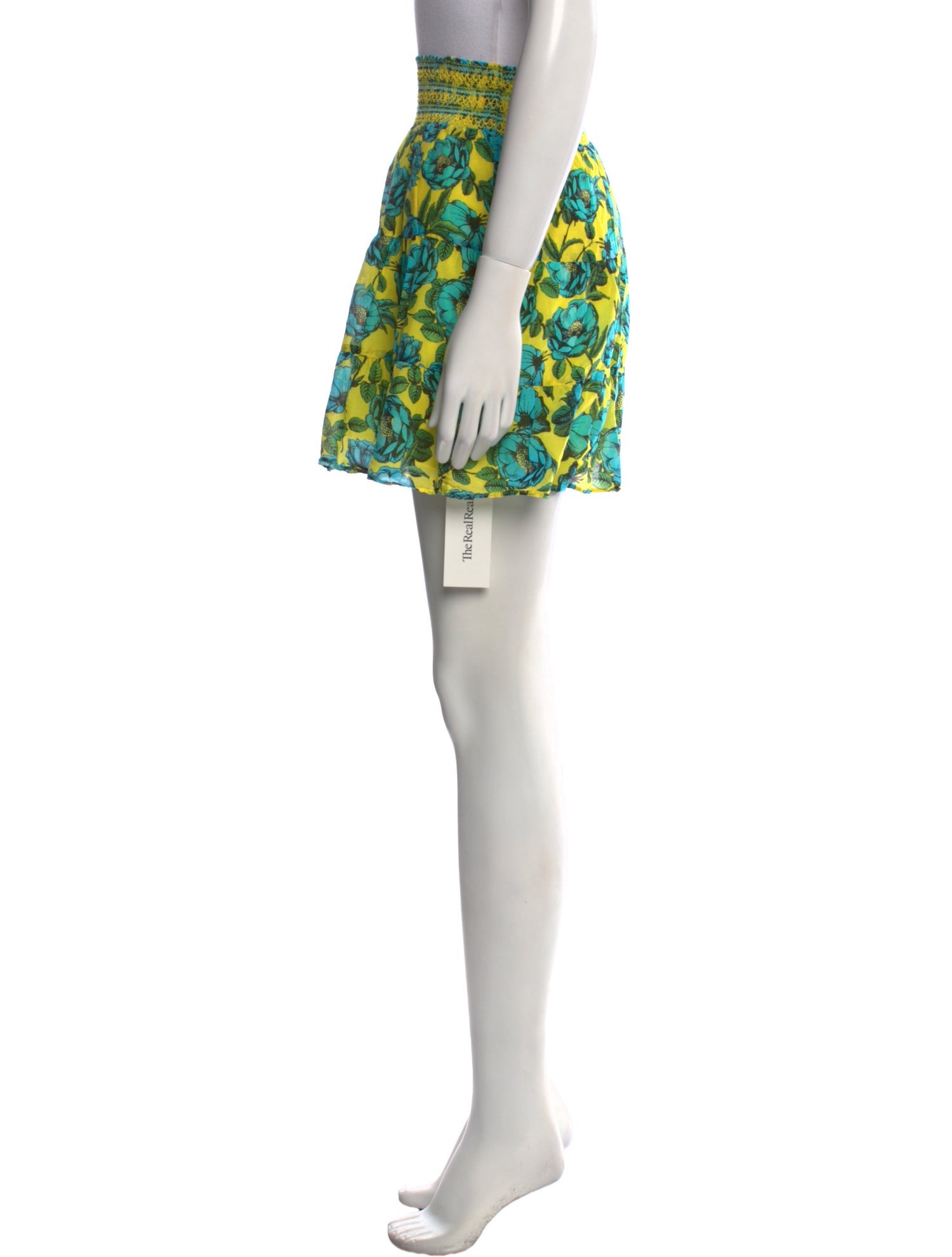 Alice + Olivia Floral Print Mini Skirt