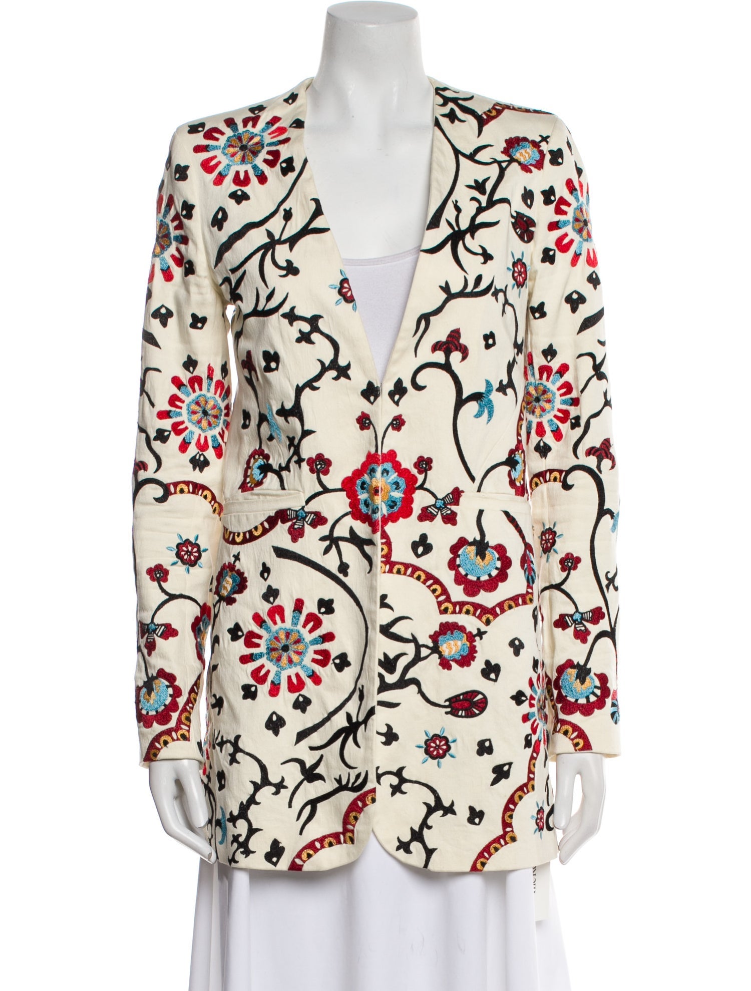Alice + Olivia Floral Print Coat