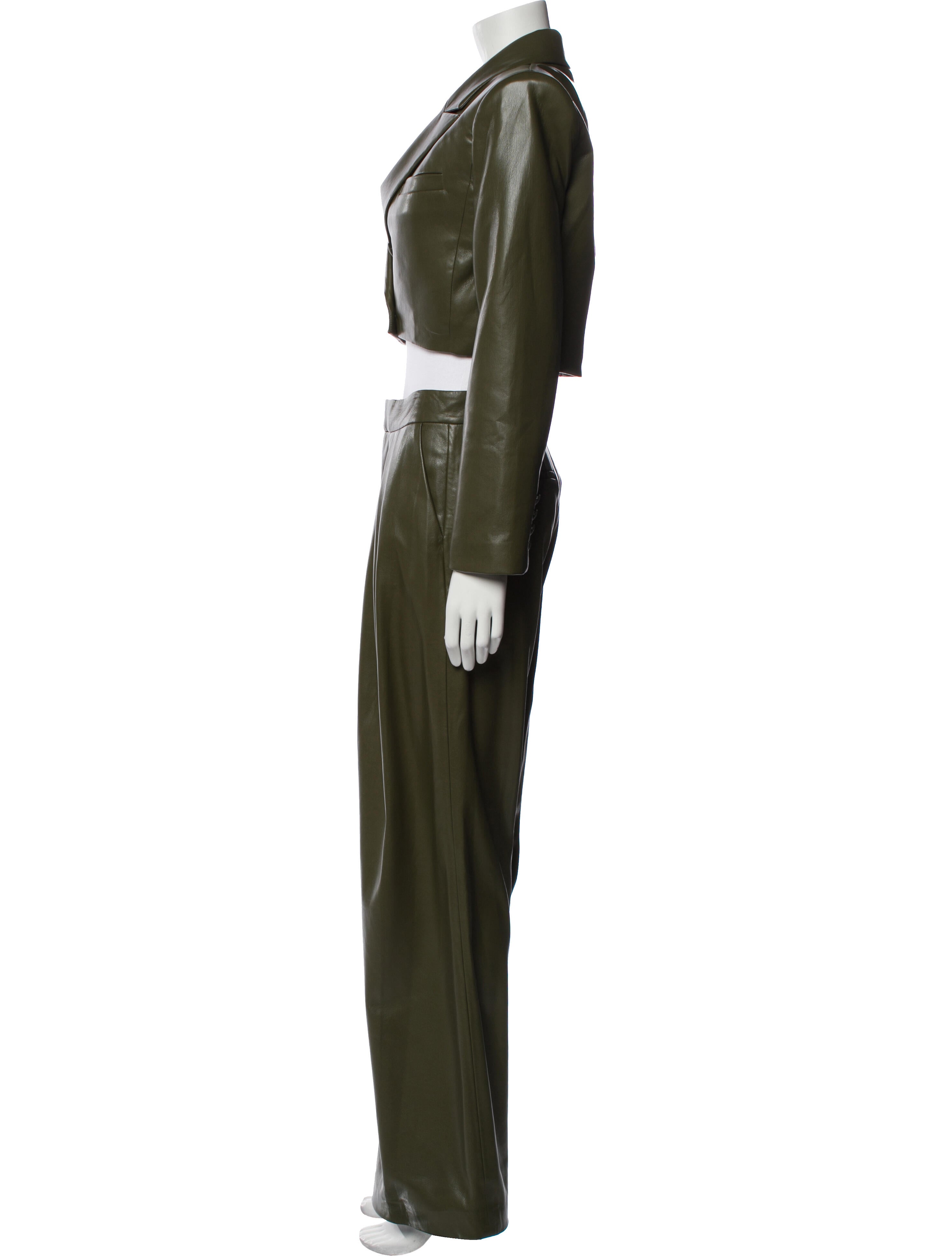 Alice + Olivia Pleated Accents Pantsuit