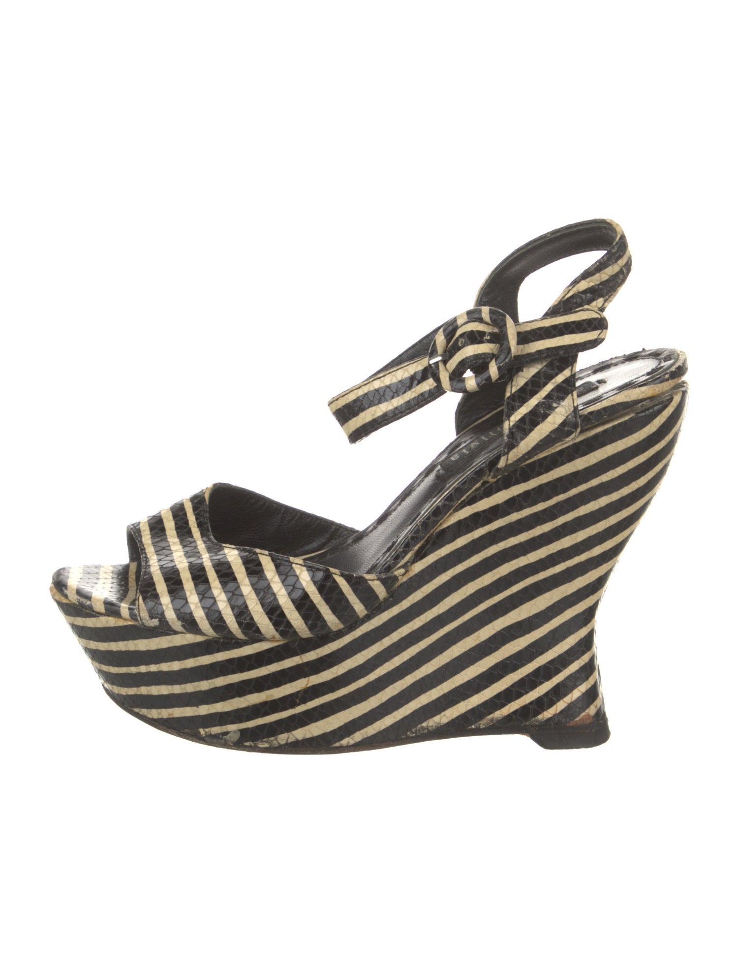 Alice + Olivia Leather Printed Espadrilles