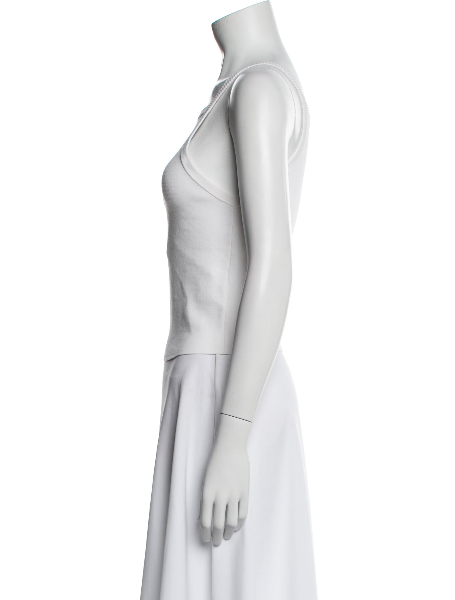 Alice + Olivia Square Neckline Sleeveless Top