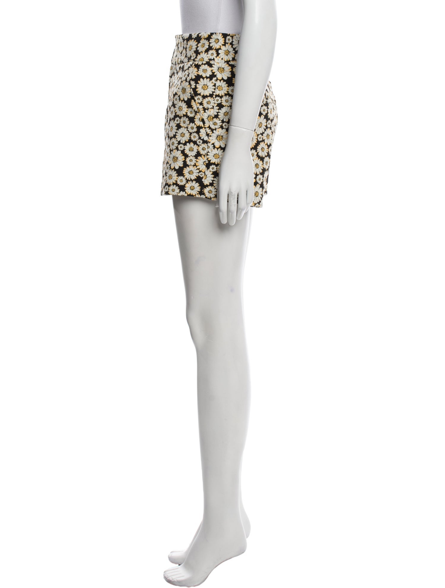 Alice + Olivia Floral Print Mini Shorts